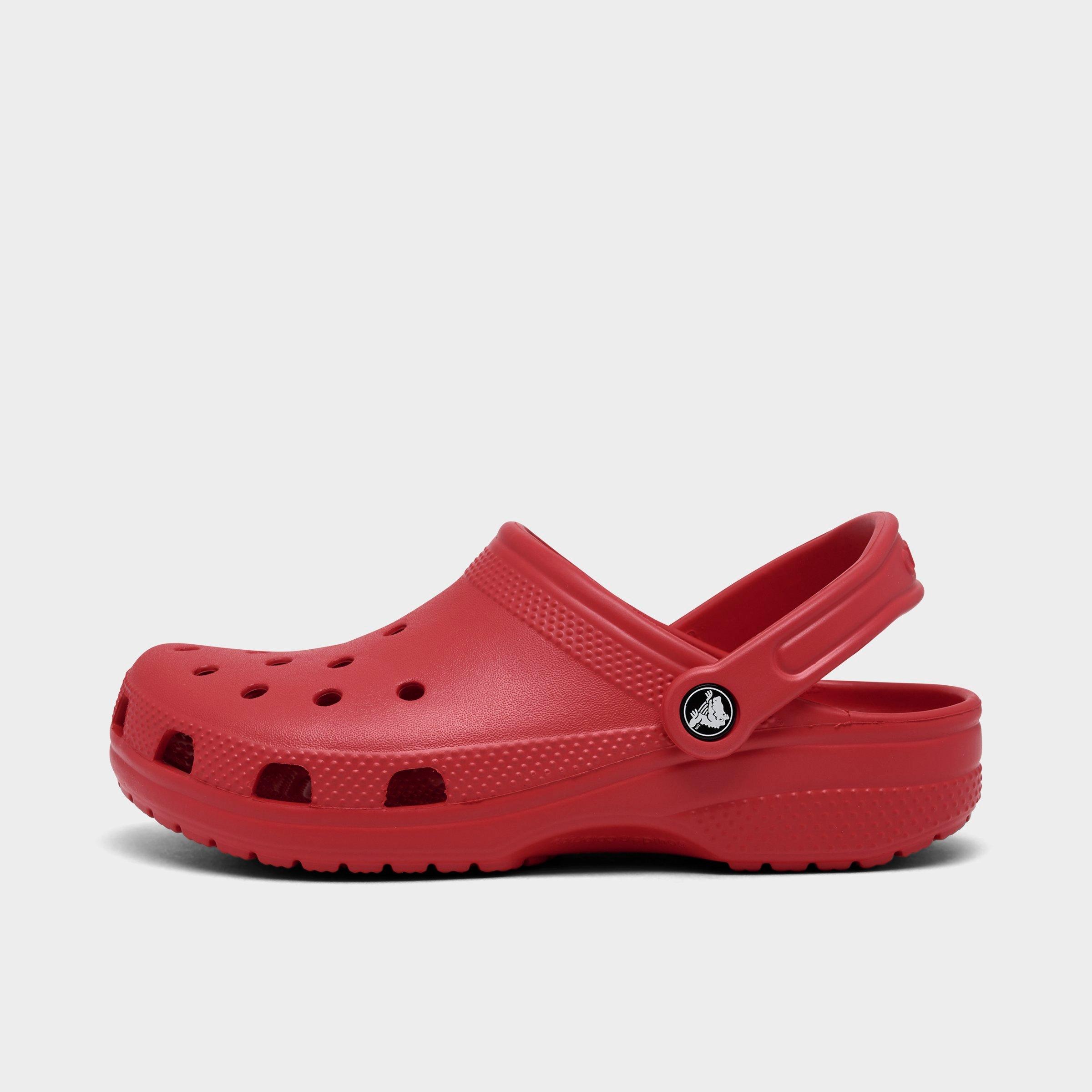 Crocs Big Kids' Classic Clog Shoes In Varsity Red