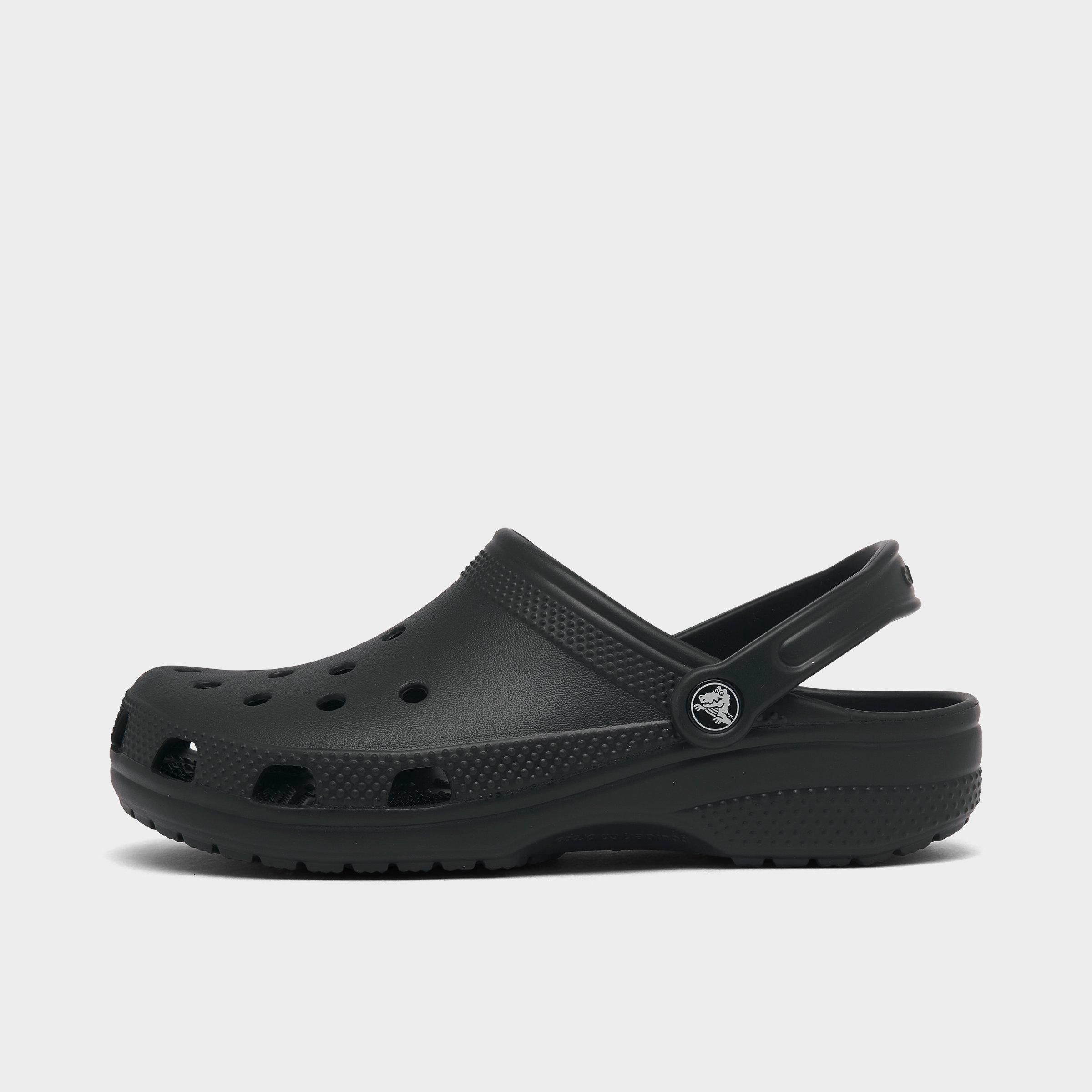 Crocs Big Kids Classic Clog Shoes in Black Size: 4.0