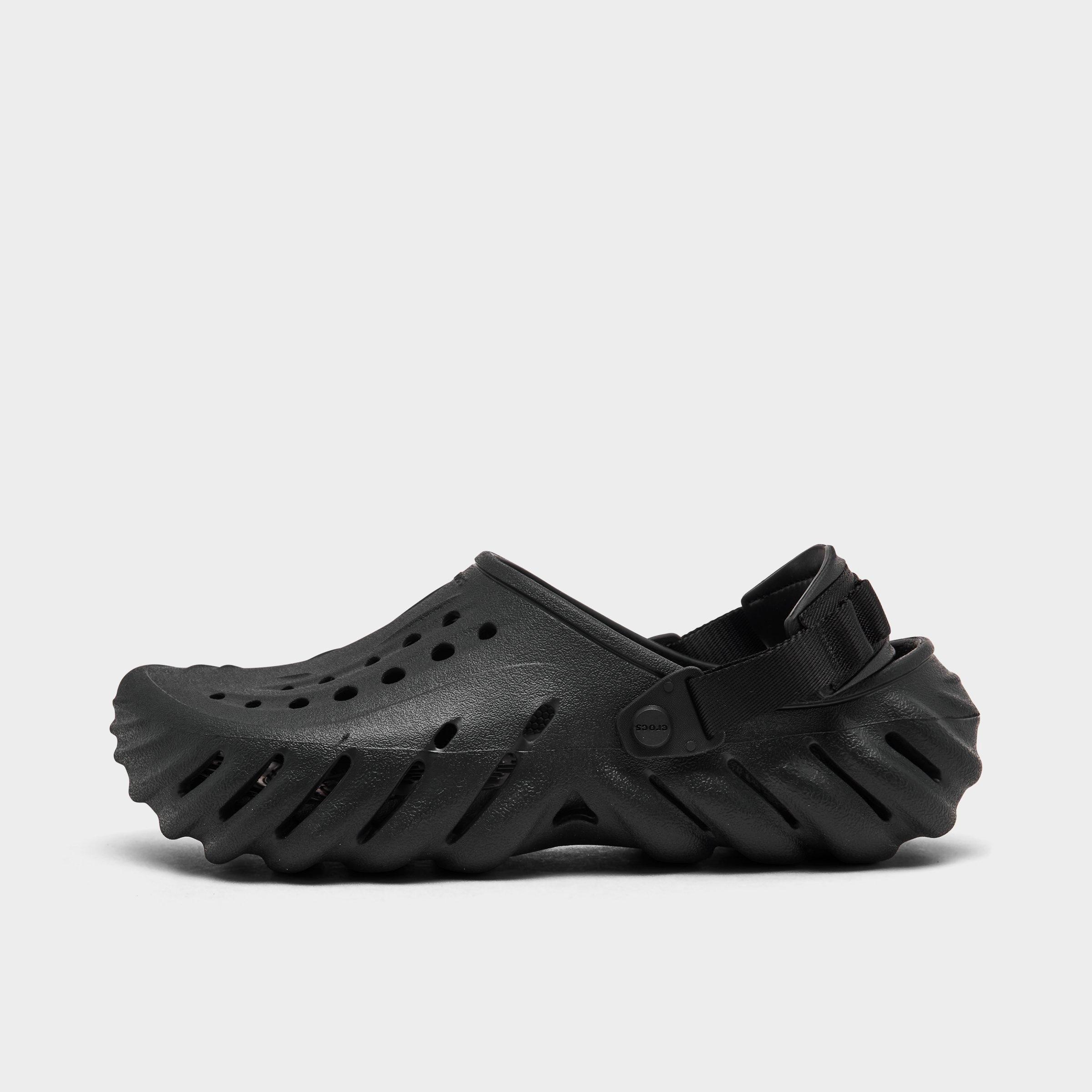 Crocs Echo Clog Shoes in Black/Black Size 7
