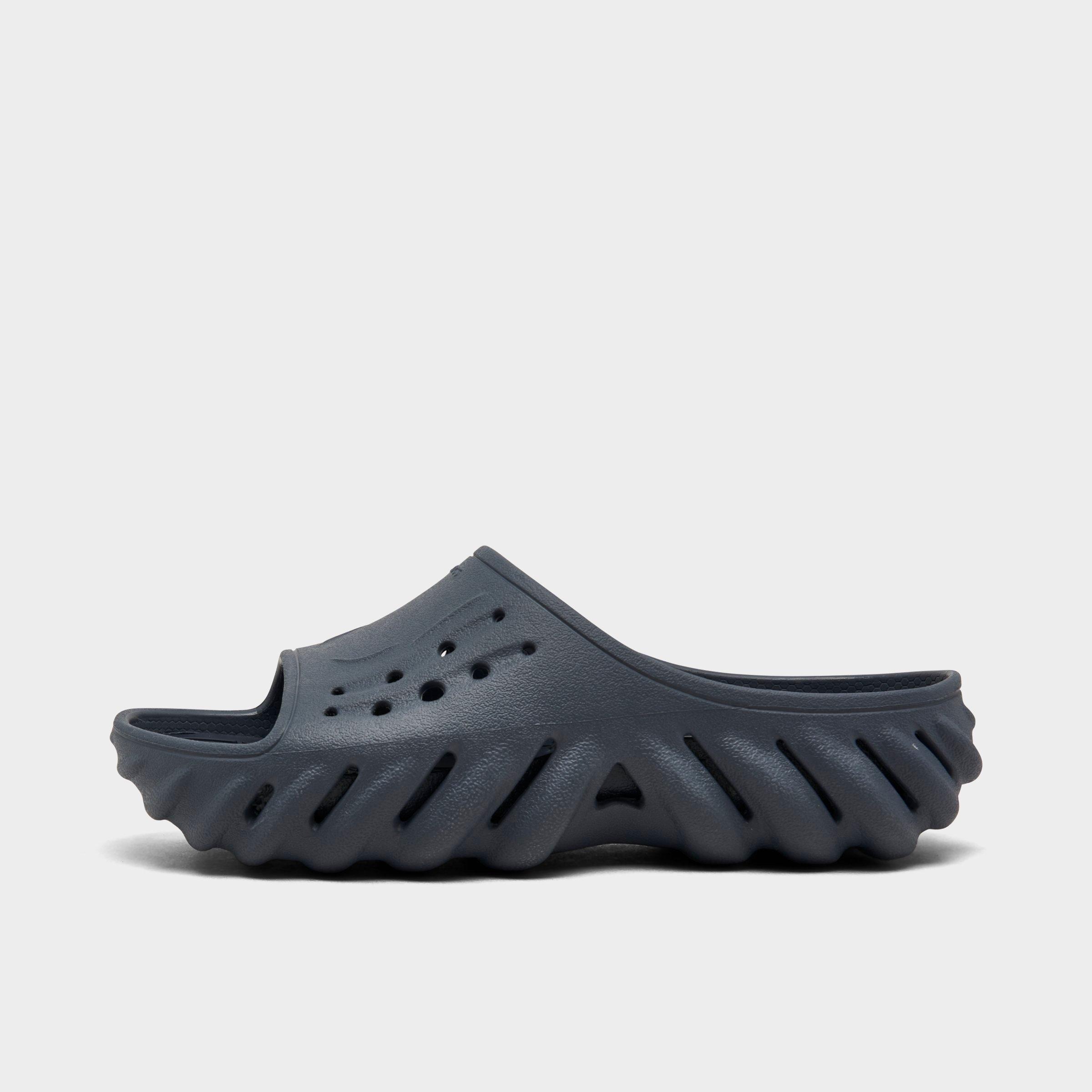 Crocs Echo Slide Sandals In Storm