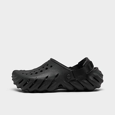 Crocs Big Kids' Echo Clog Shoes In Black