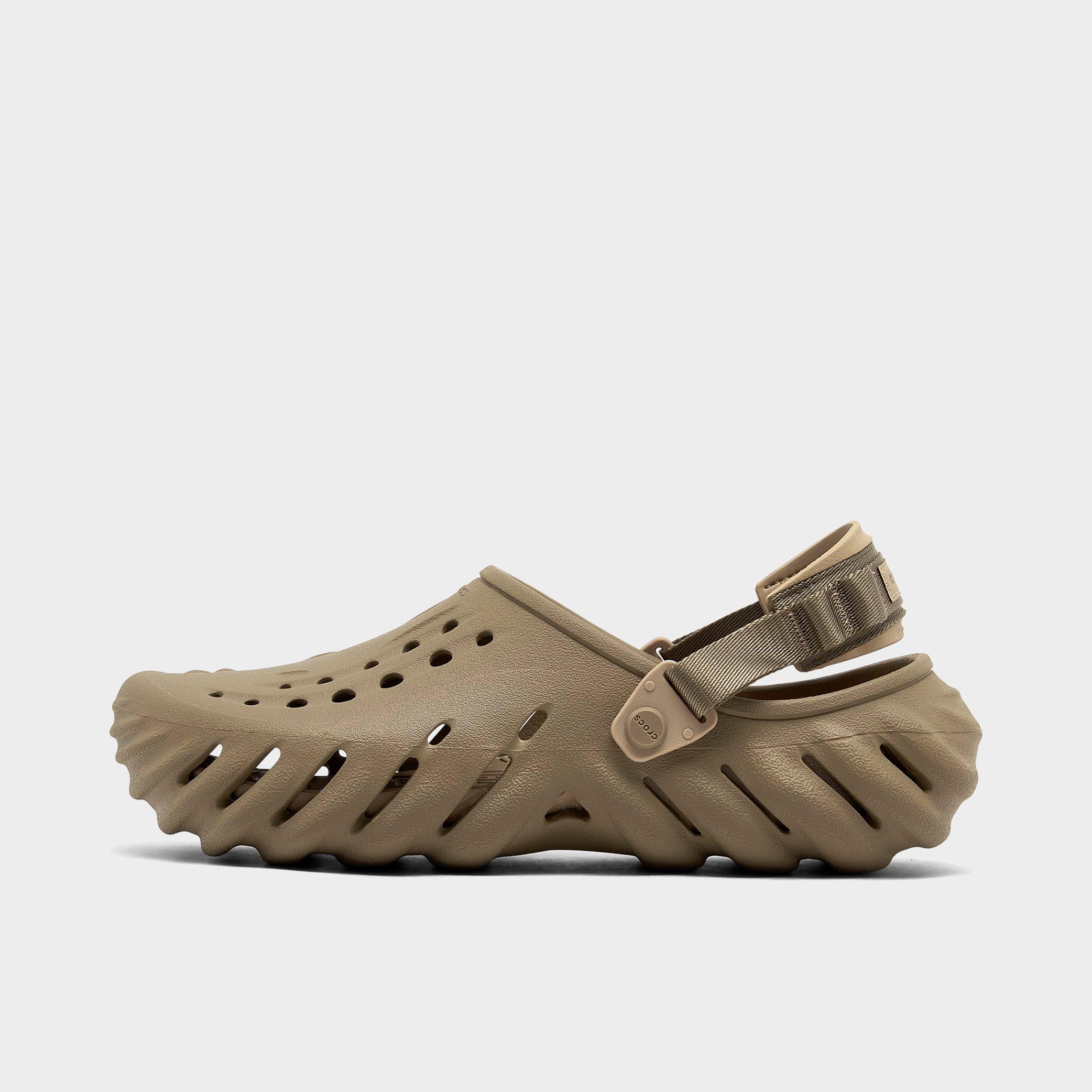 Crocs Big Kids' Echo Clog Shoes In Khaki