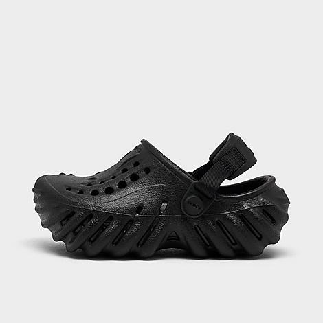 Crocs Babies'  Kids' Toddler Echo Clog Shoes In Black