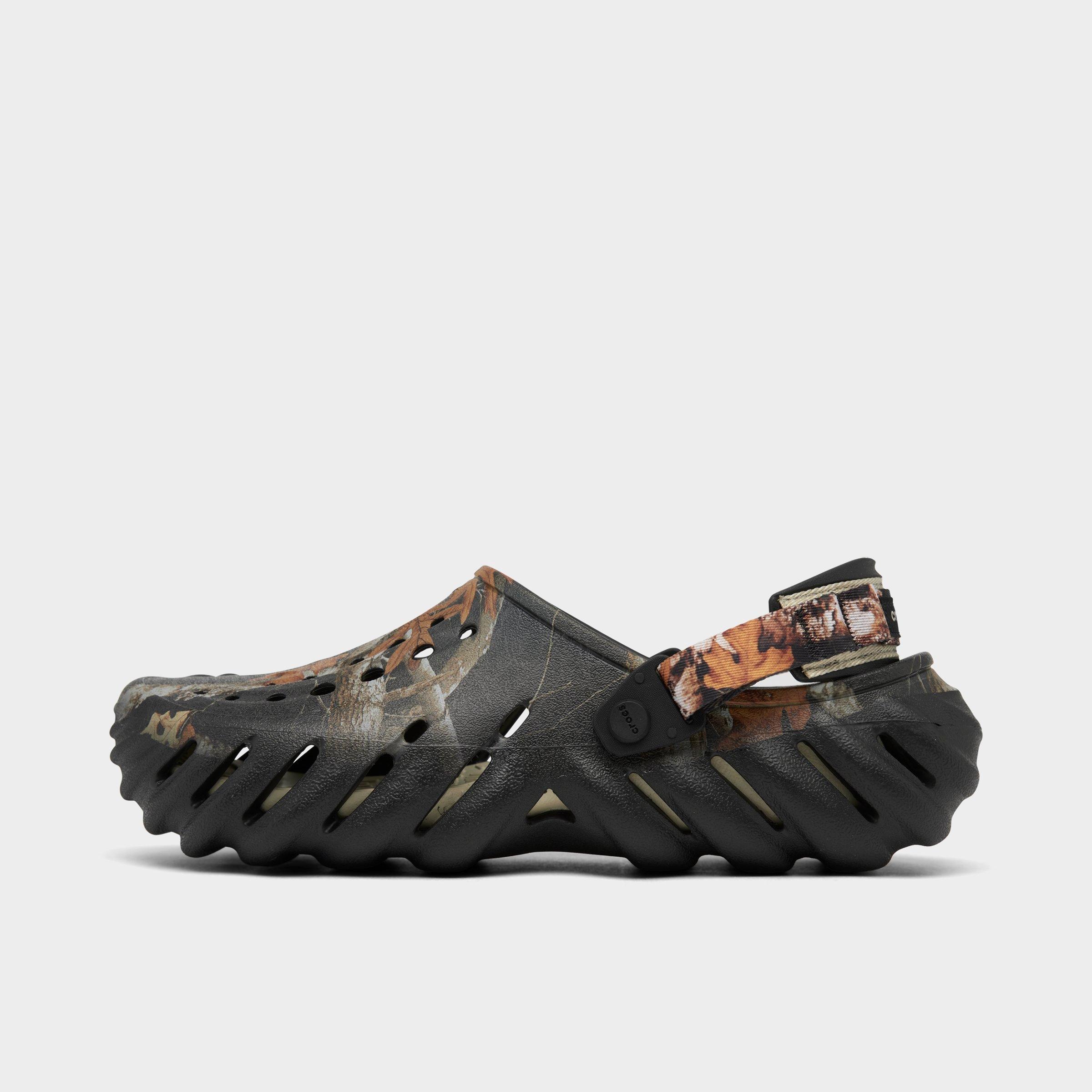 Crocs X Realtree Edge Echo Clog Shoes In Black/multi
