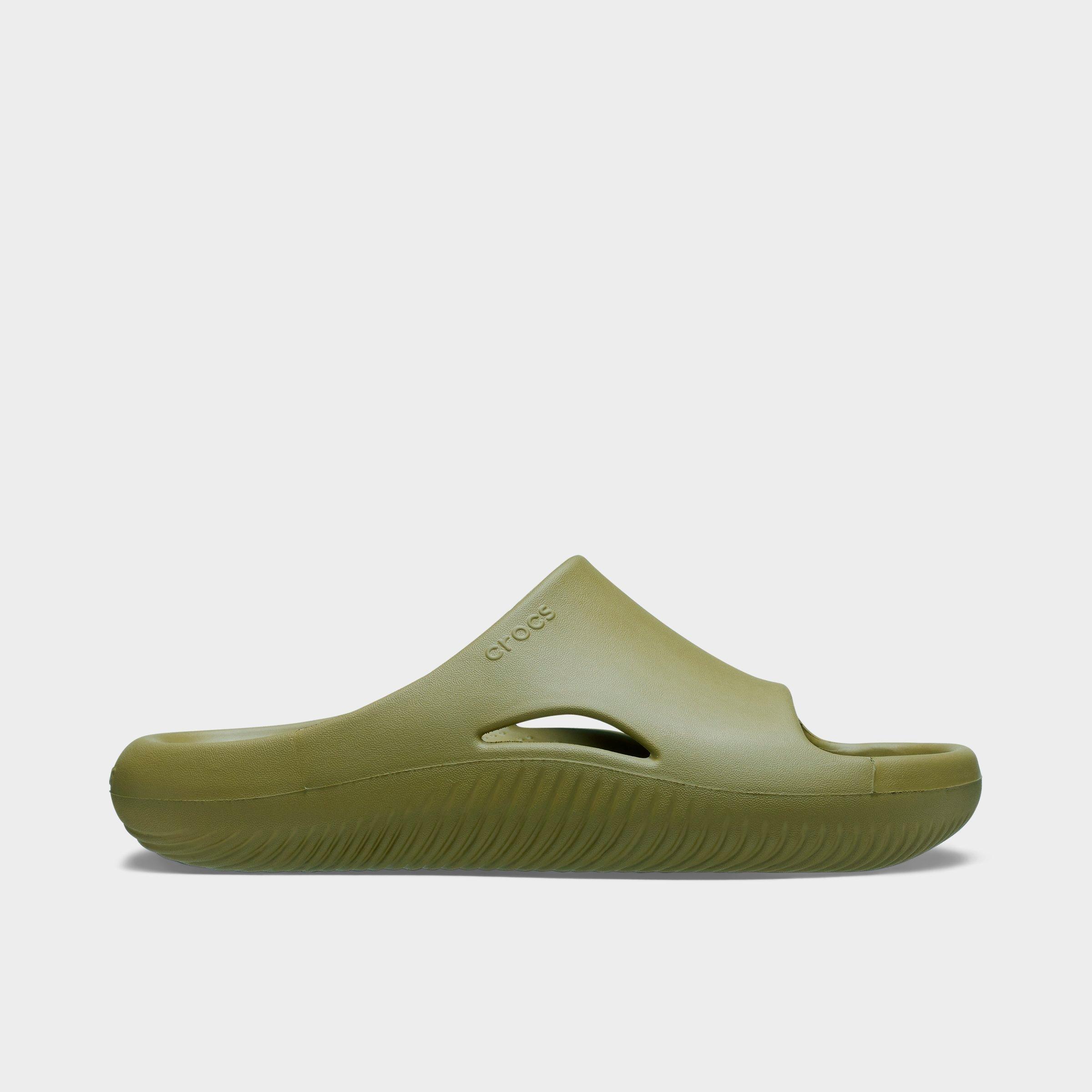 Crocs Mellow Recovery Slides Unisex Aloe 36 In Aloe