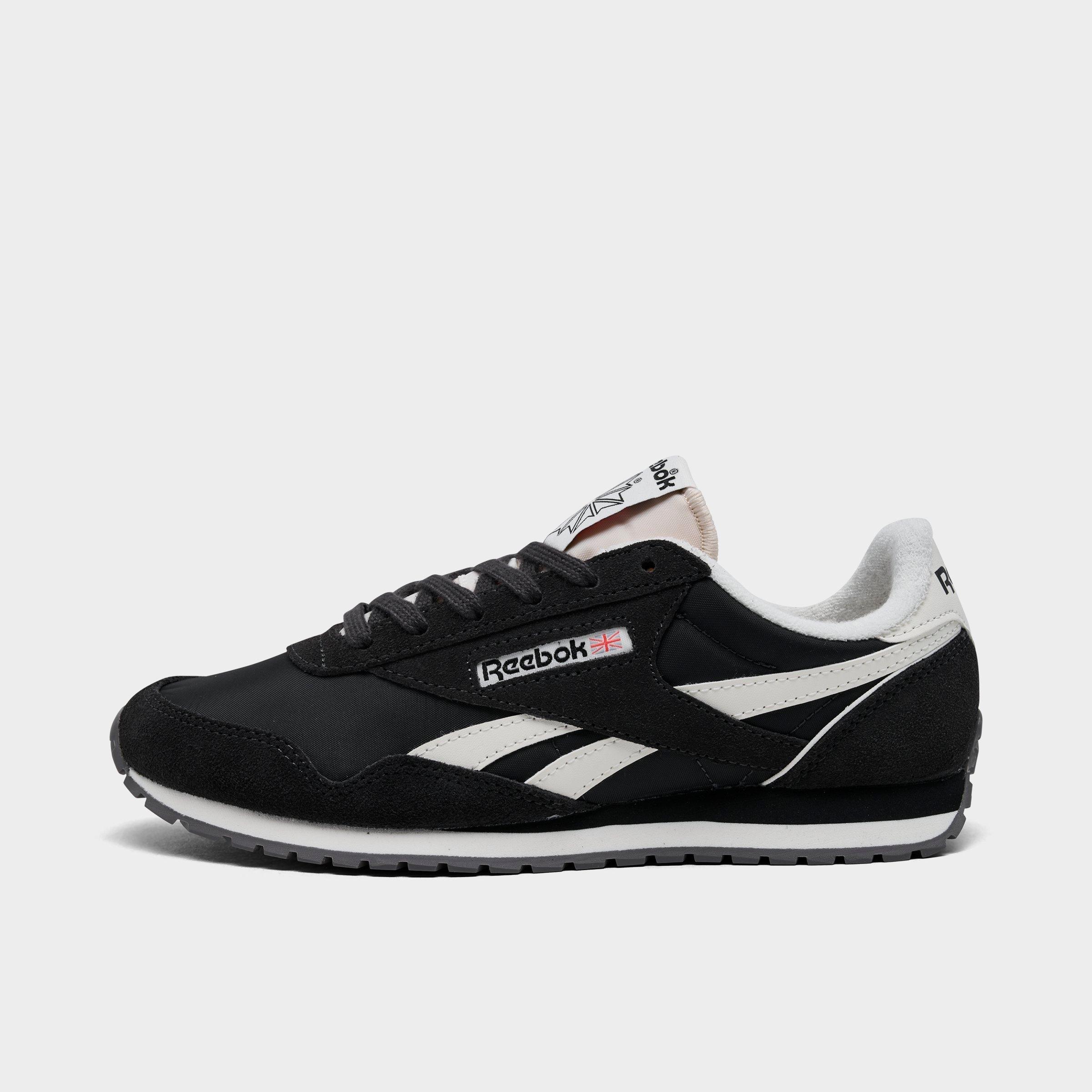 Reebok Women's Classic AZ Casual Shoes in Washed Black/Washed Black/Chalk Size: 5.0