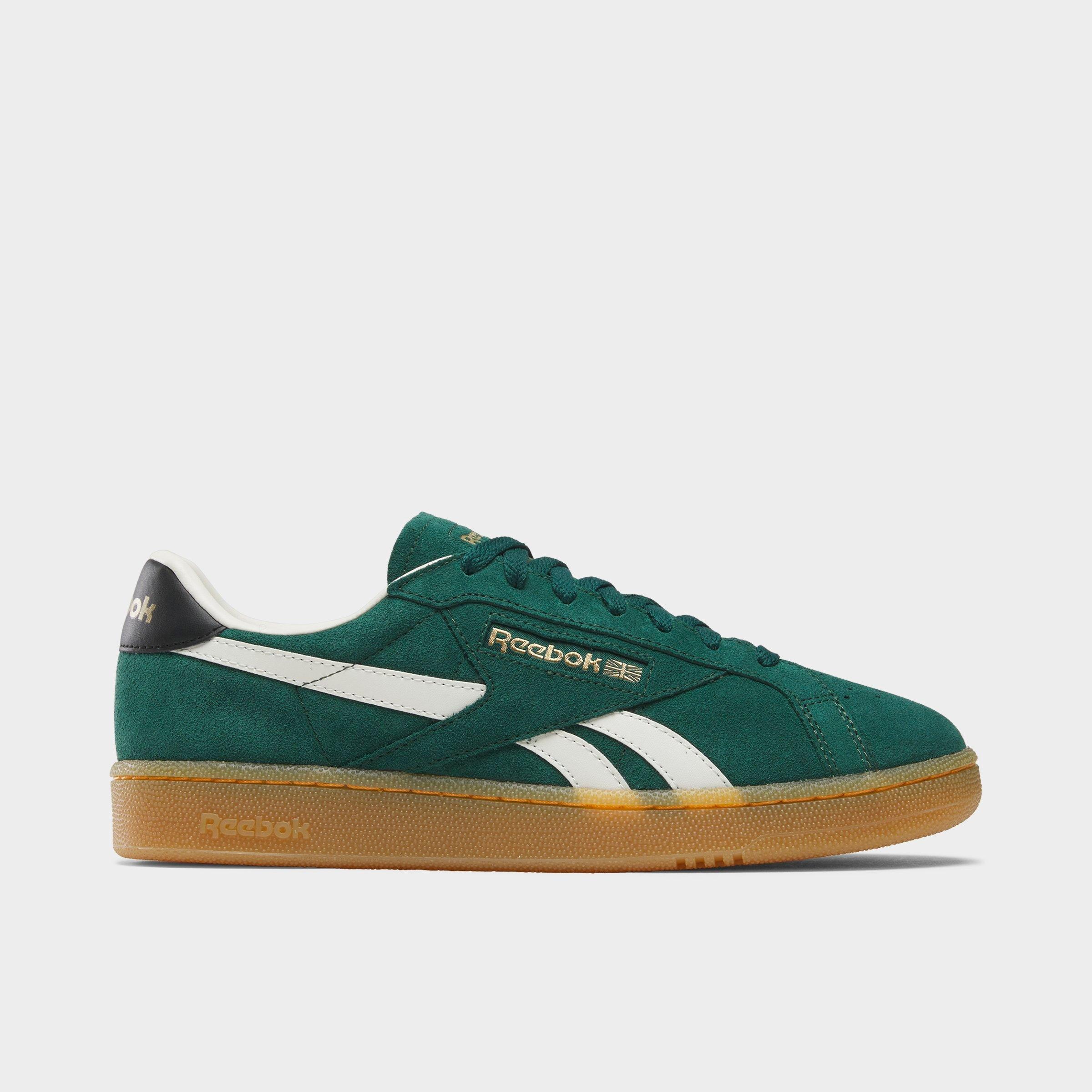 Reebok Club C Grounds UK Casual Shoes in Green/Collegiate Green Size 5 Leather/Suede