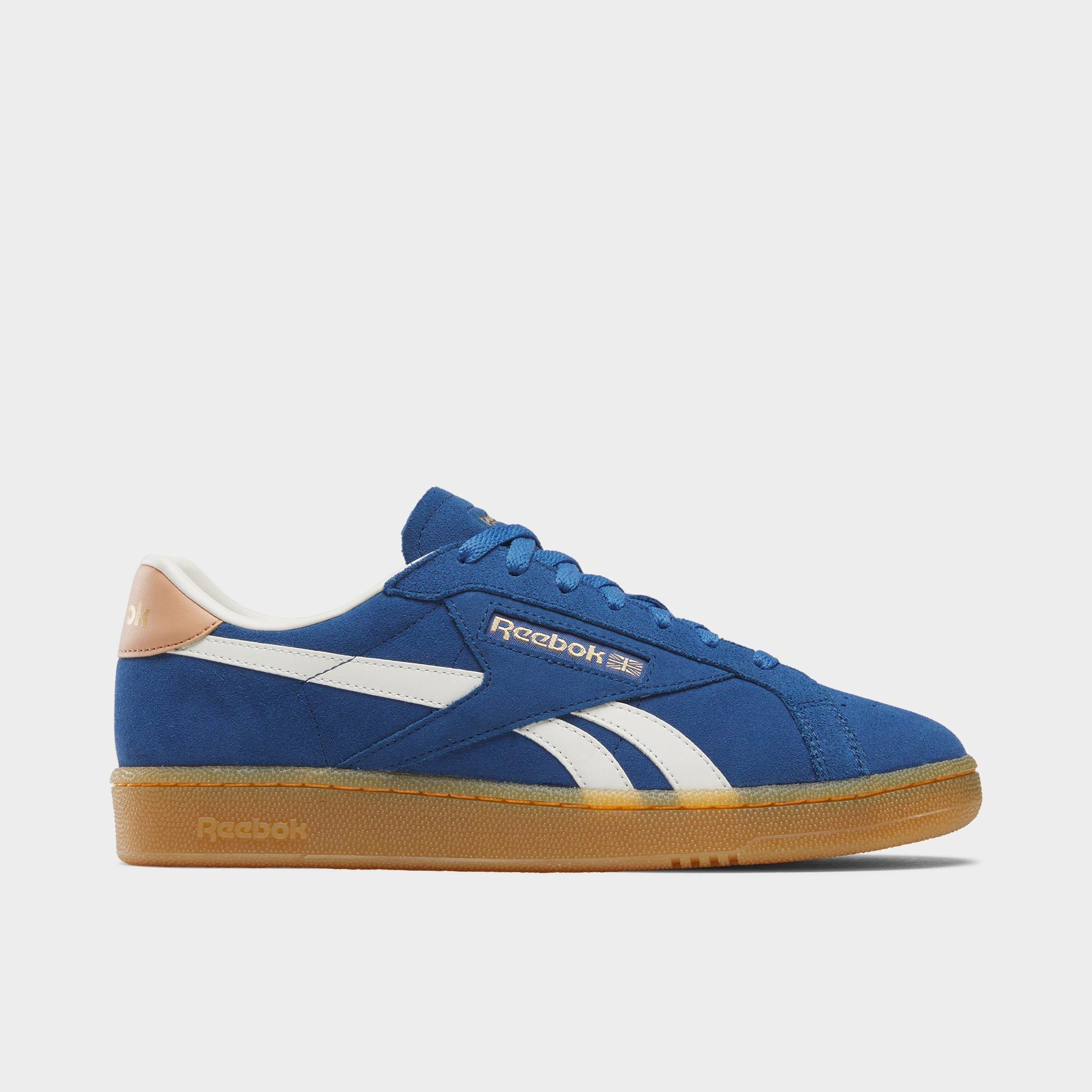 Reebok Men's Club C Grounds UK Casual Shoes in Twilight Blue/Clay/Chalk Size: 3.5