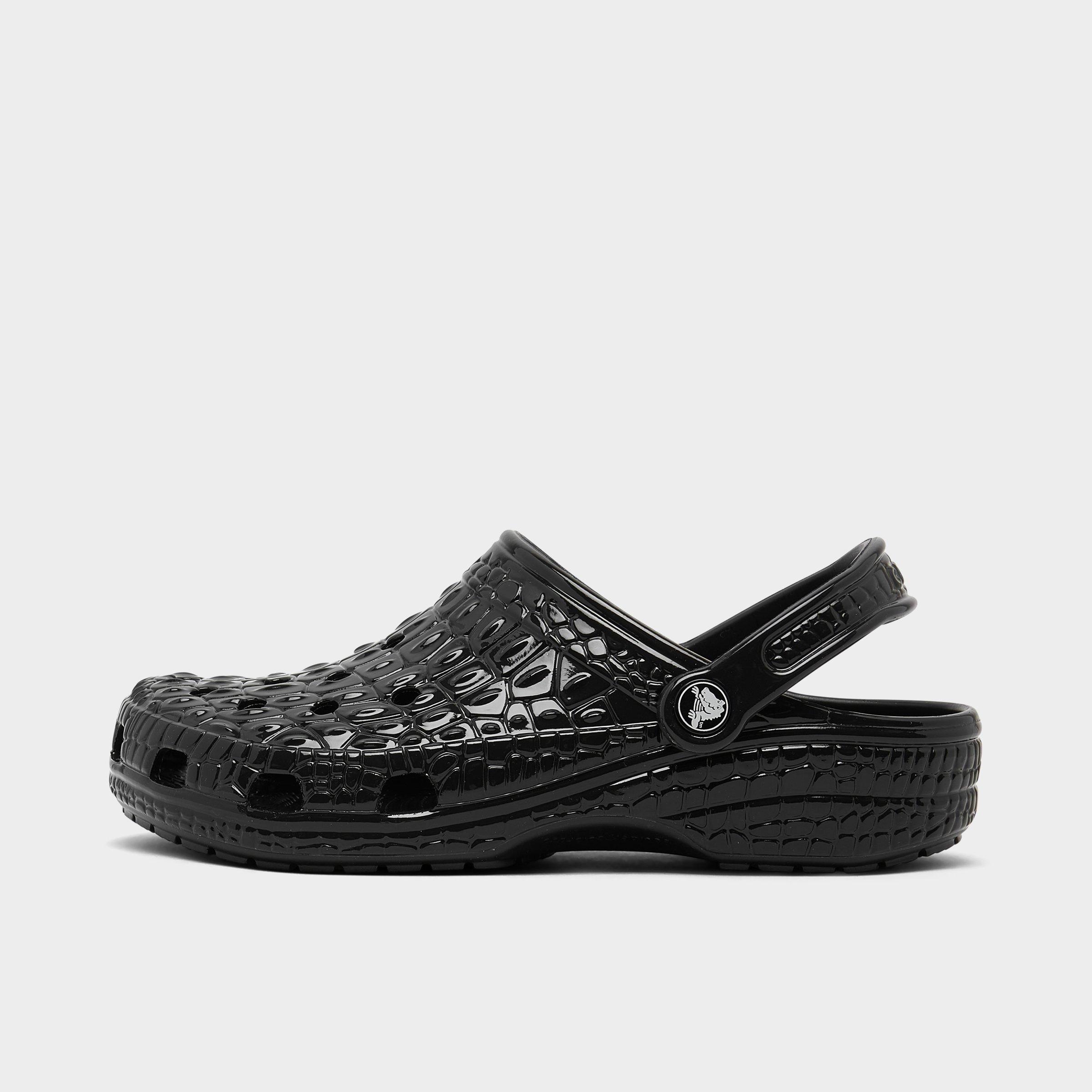 Crocs Women's kin Classic Clog Shoes in Black Size: 5.0