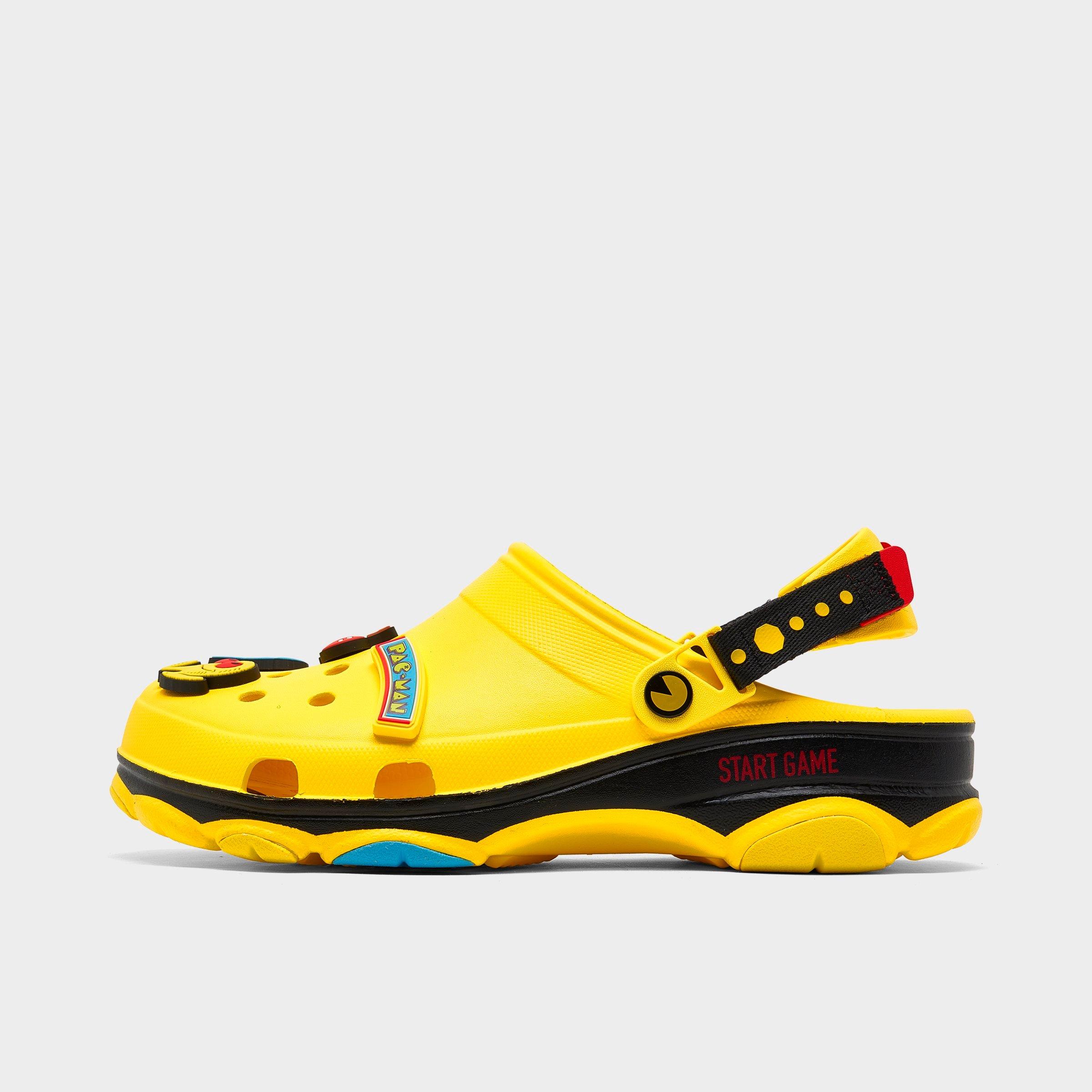 Crocs X Pac-man All Terrain Clog Shoes In Yellow