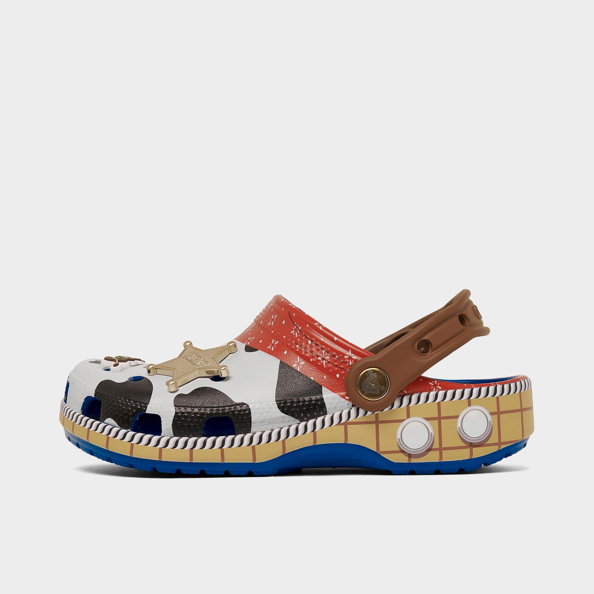 UPC 196265573721 product image for Crocs Little Kids' x Toy Story Woody Classic Clog Shoes in White/Blue Size 3.0 | upcitemdb.com