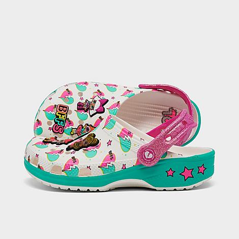Crocs Kids' Girls  Lol Surprise Bff Classic Clogs In Blue/white/pink