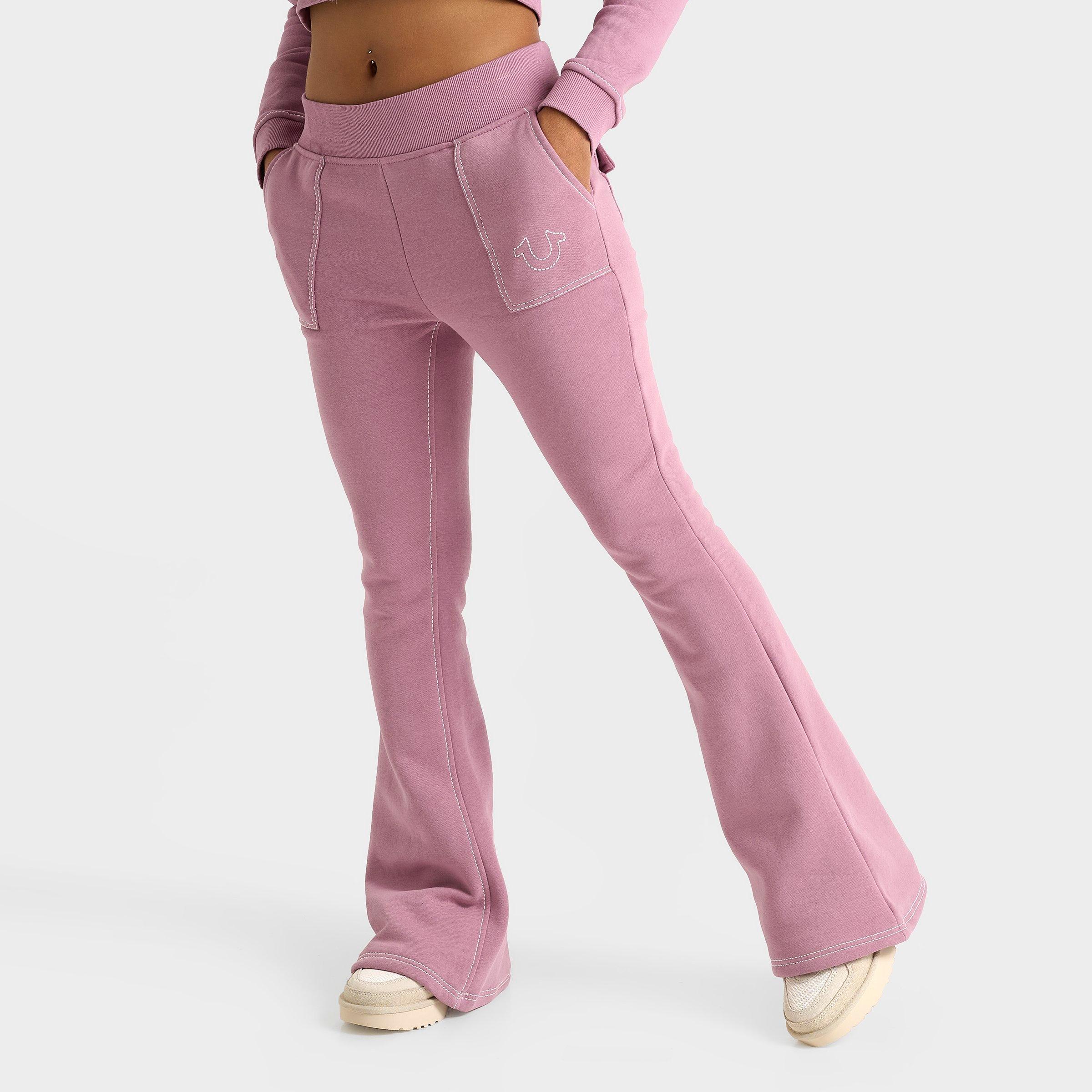 True Religion Women's Big T Flare Sweatpants