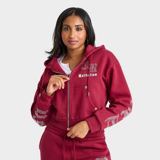 Women's Juicy Couture Ren Cropped Full-Zip Hoodie | Finish Line
