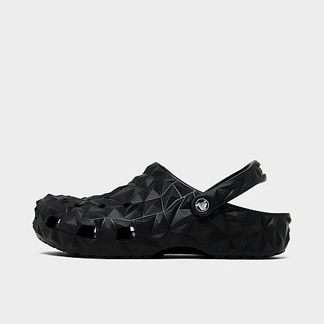 Shop Crocs Women's Classic Geometric Clog Shoes In Black
