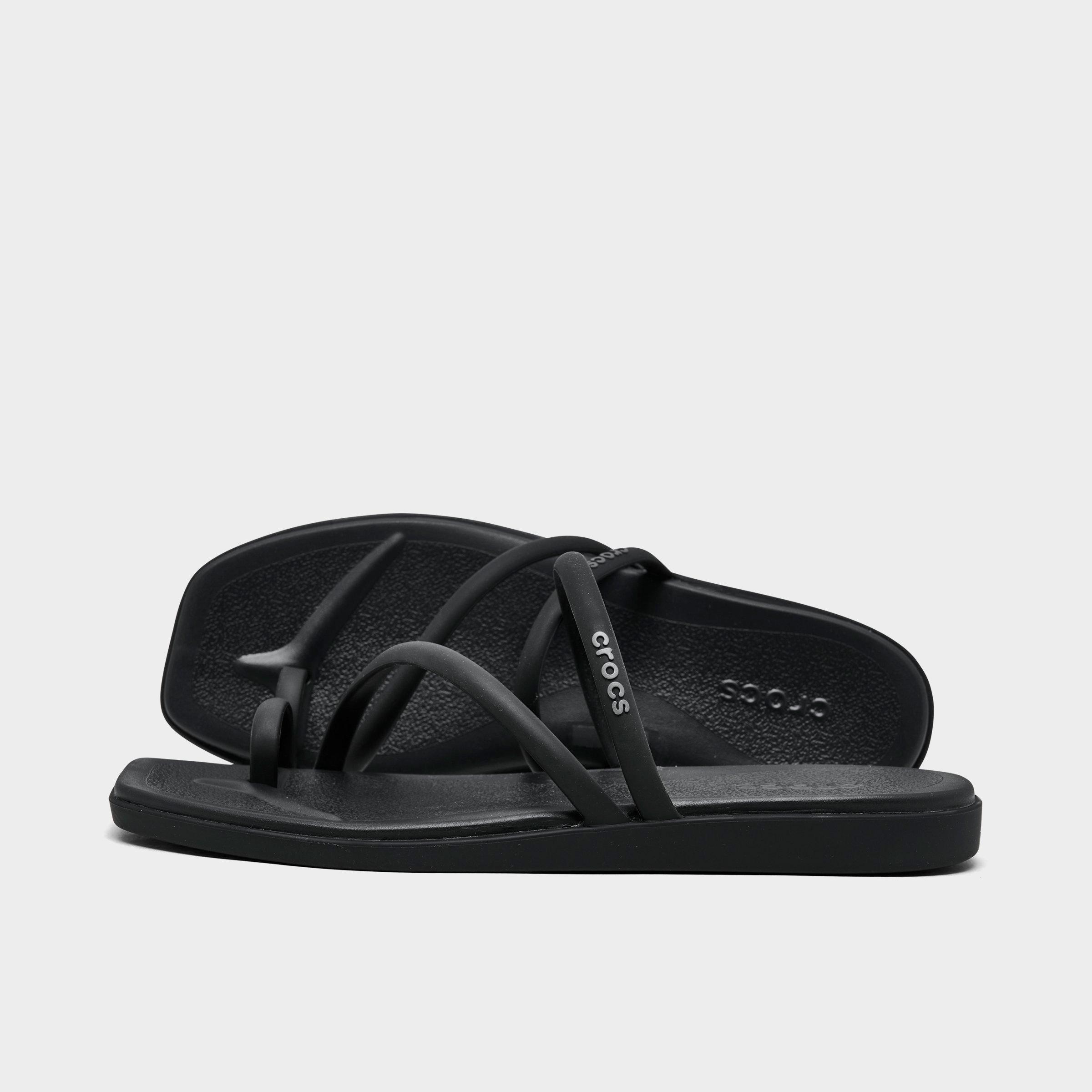 Women's Crocs Miami Metallic Toe Loop Sandals
