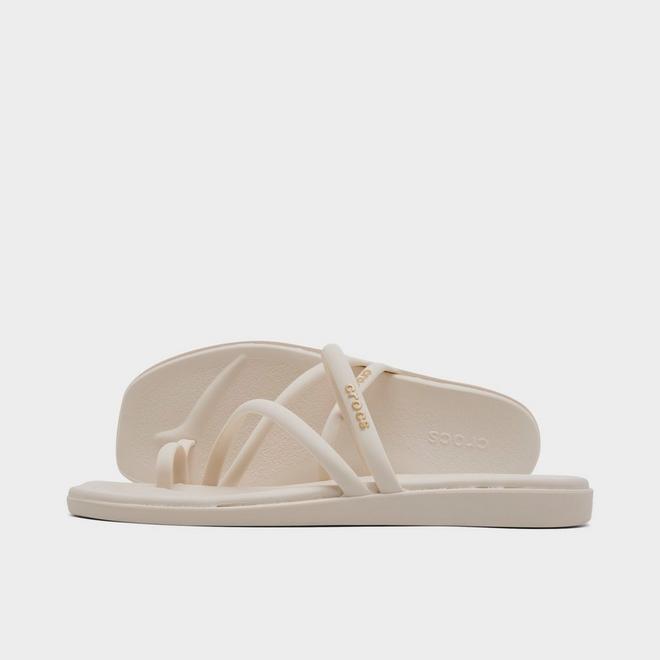 Women's Crocs Miami Metallic Toe Loop Sandals