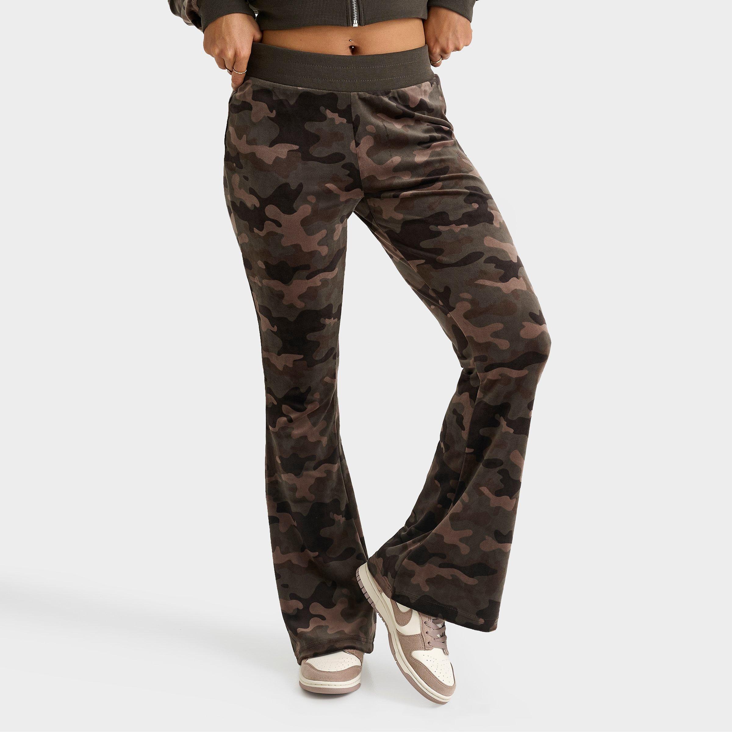 True Religion Women's Camo Velour Mid-rise Jogger Pants In Multi