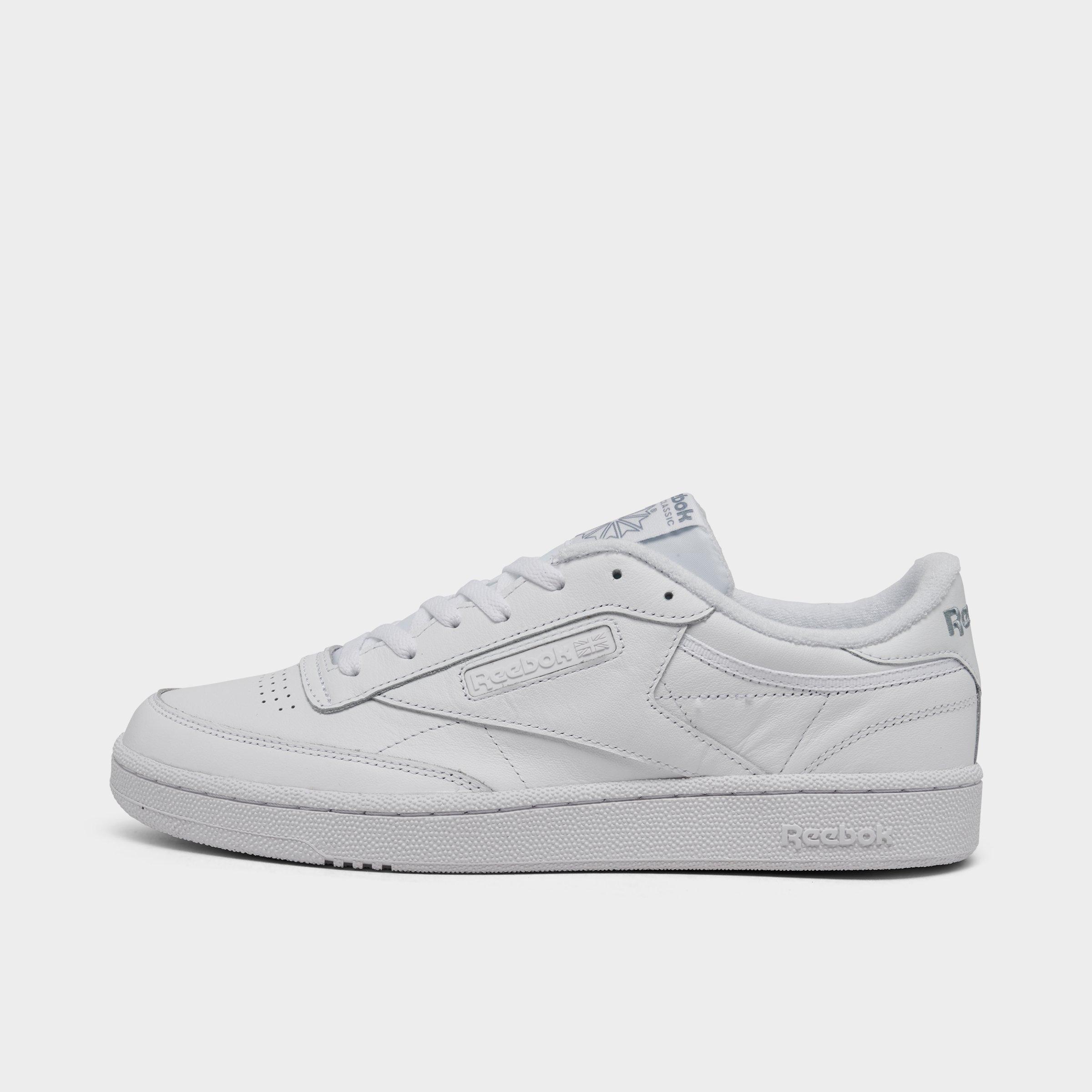 Reebok Men's Club C 85 Casual Shoes in White/White Size 8.0 Leather