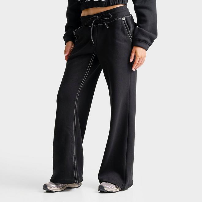 Women's True Religion Becca Low-Rise Big T Cargo Bootcut Sweatpants