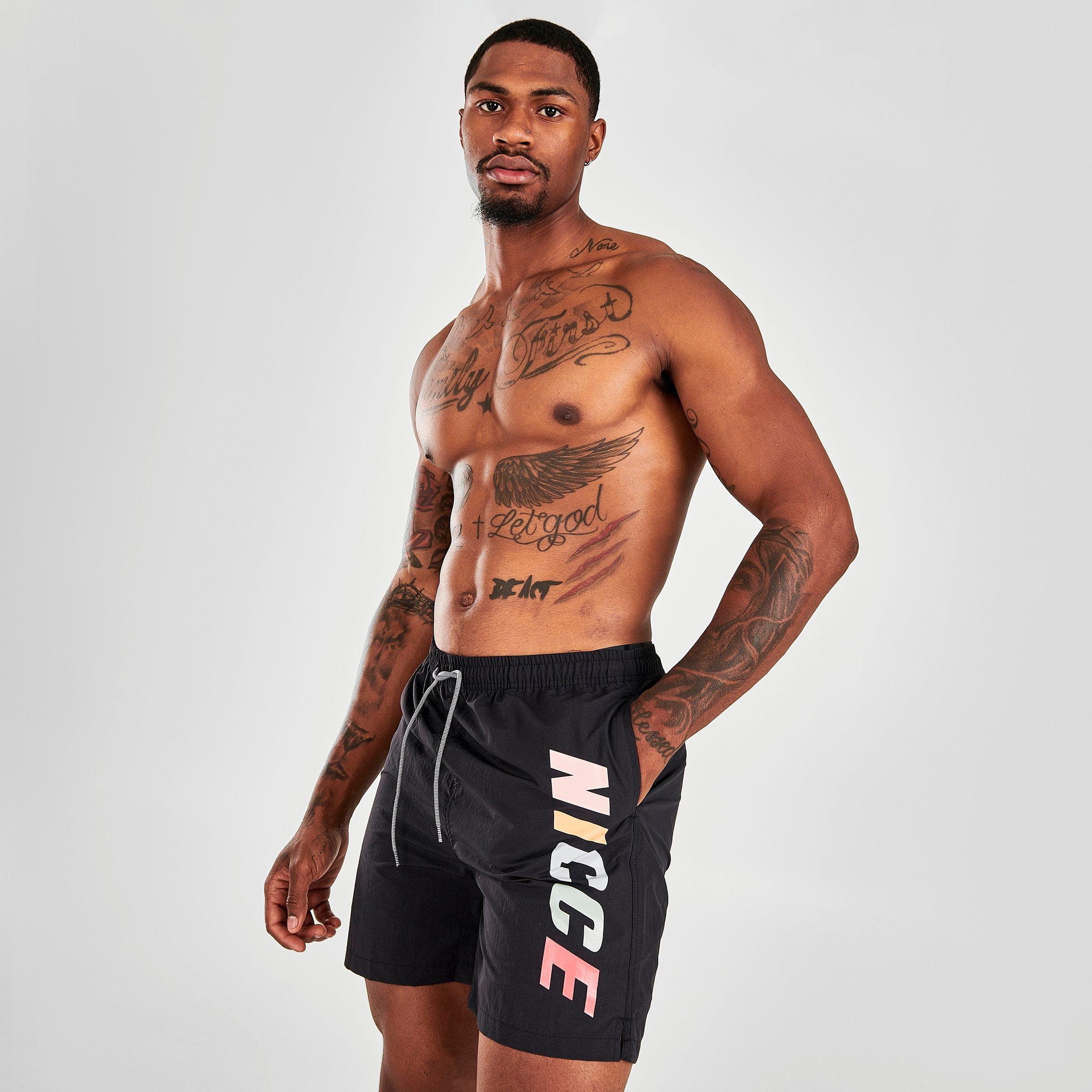 NICCE Men's Myriad Swim Shorts in Black Size: Small