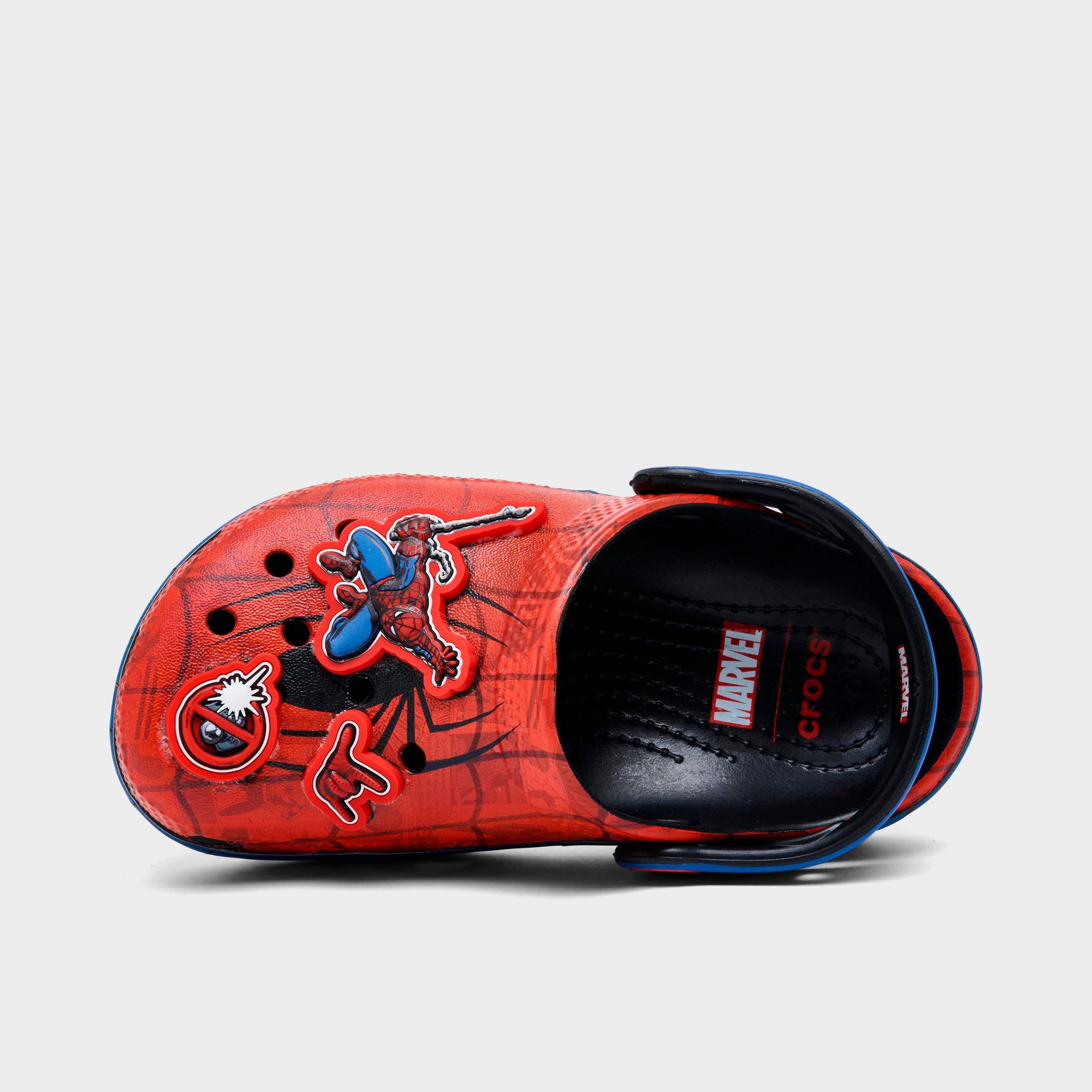Crocs Kids Toddler Spider-Man Classic Clog Shoes