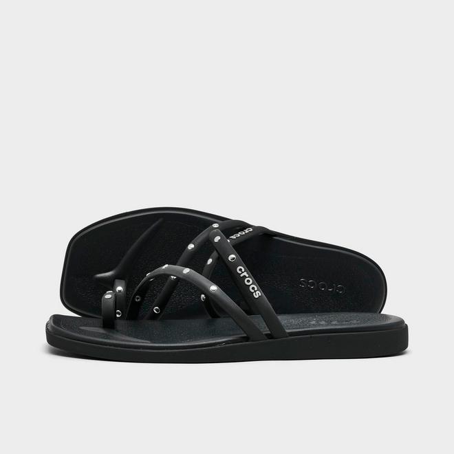Women's Crocs Miami Studded Toe Loop Sandals