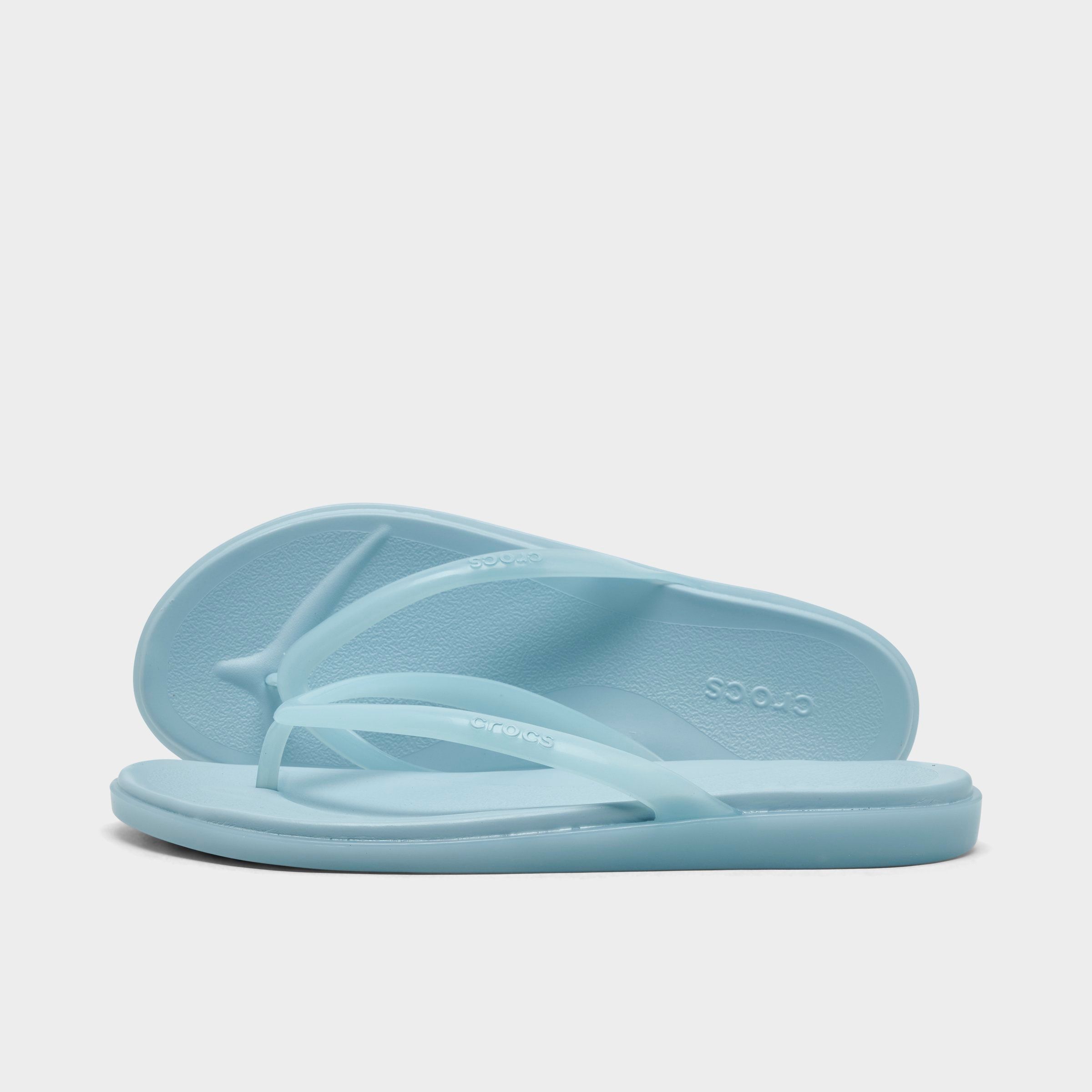 Crocs Women's Miami Round Toe Jelly Flip Flop Sandals