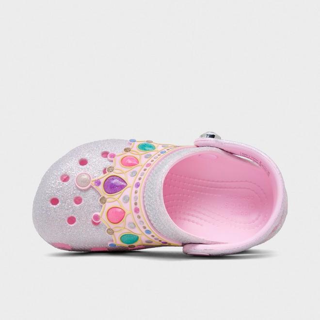 Girls' Toddler Crocs IAM Princess Glitter Clog Shoes