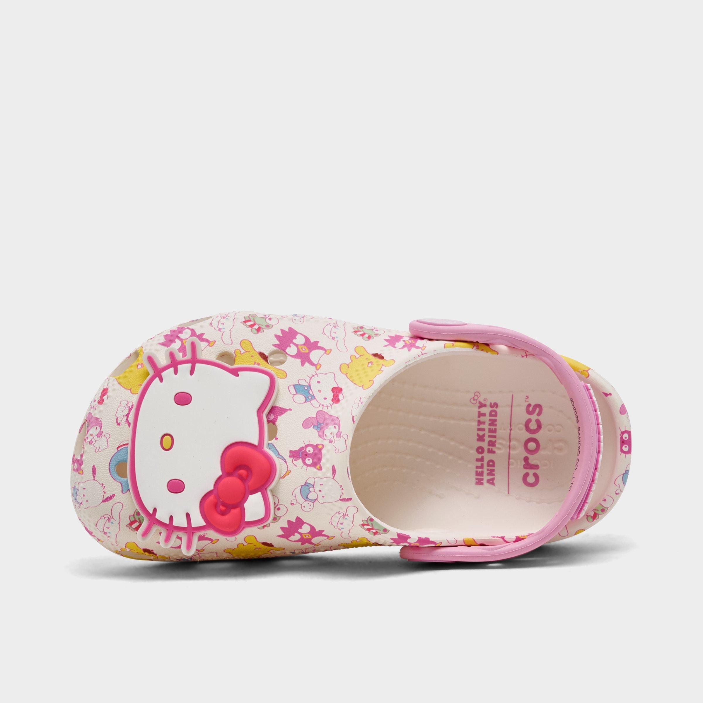 Crocs Girls' Toddler x Hello Kitty and Friends Pastel Classic Clog Shoes in Pink/Multi Size: 4.0