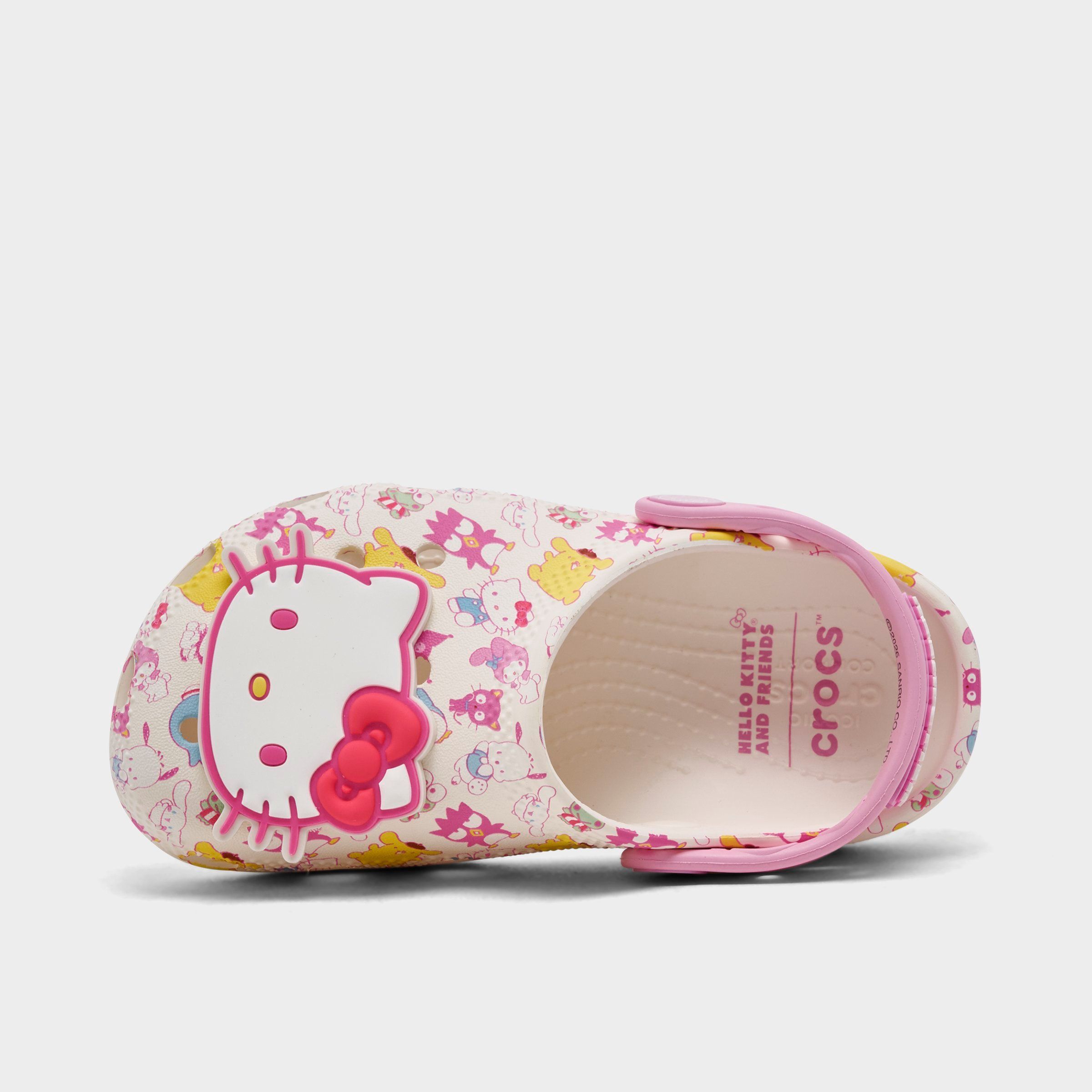 Crocs Girls' Toddler x Hello Kitty and Friends Pastel Classic Clog Shoes