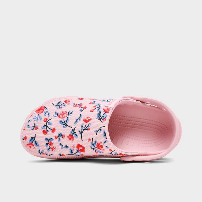 Crocs Classic Crafted Floral Clog Shoes