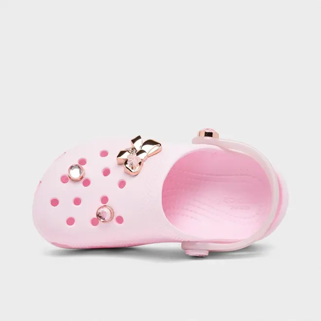 Girls' Toddler Crocs Bling Bow Classic Clog Shoes