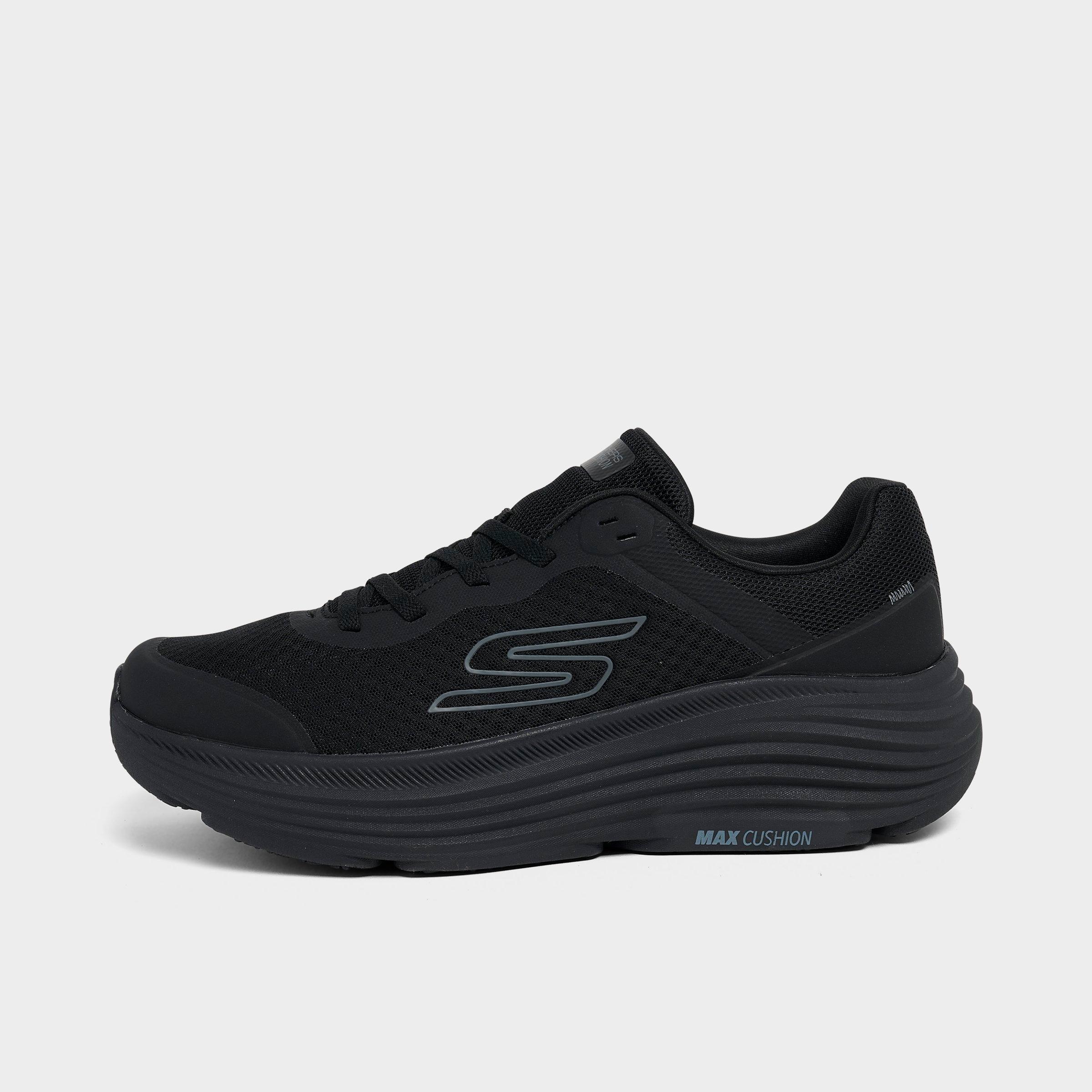 Men's Skechers Go Run Max Cushioning - Endeavor Running Shoes in Black Size: 8.0