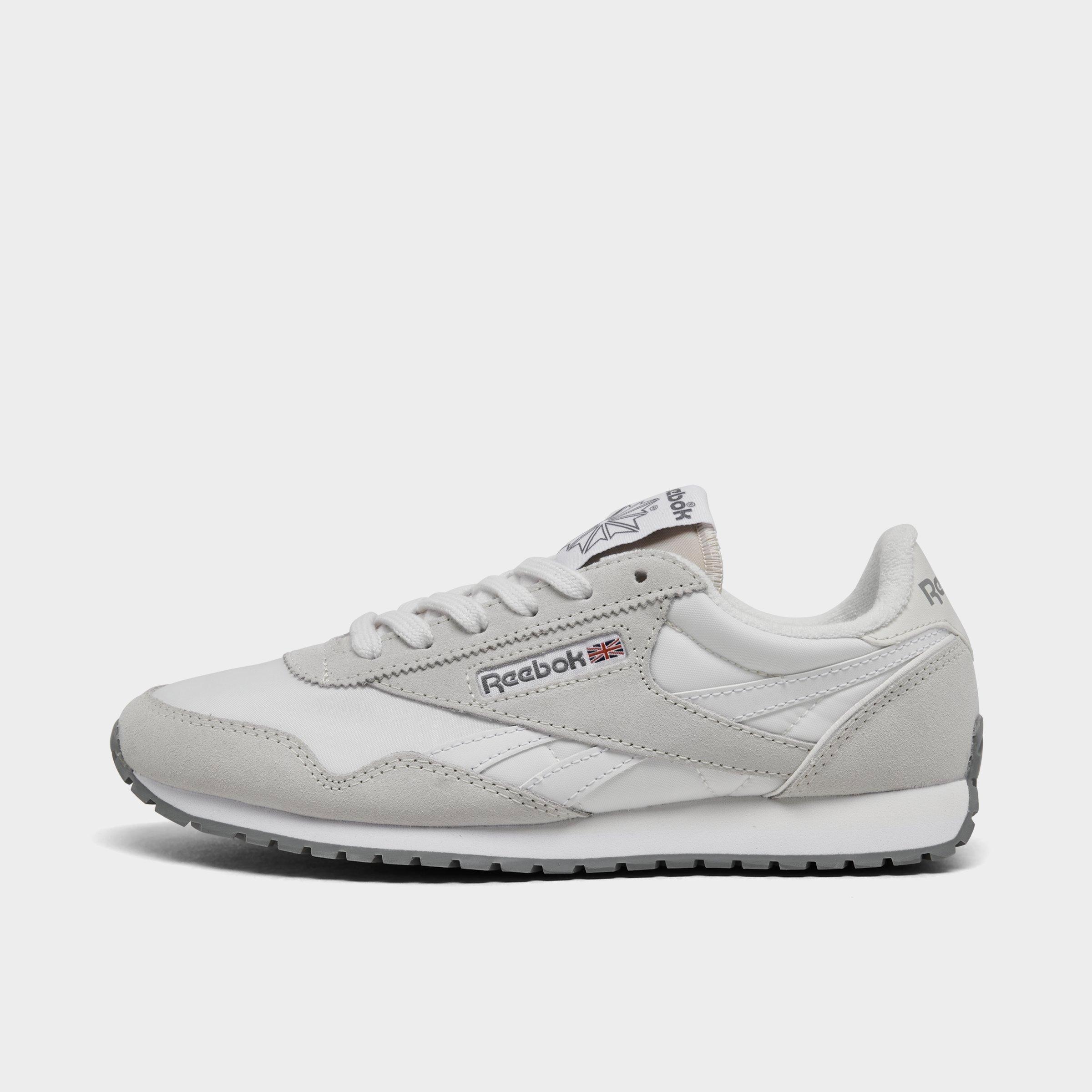 Reebok Women's Classic AZ Casual Shoes in Light Gray/White Size: 5.0