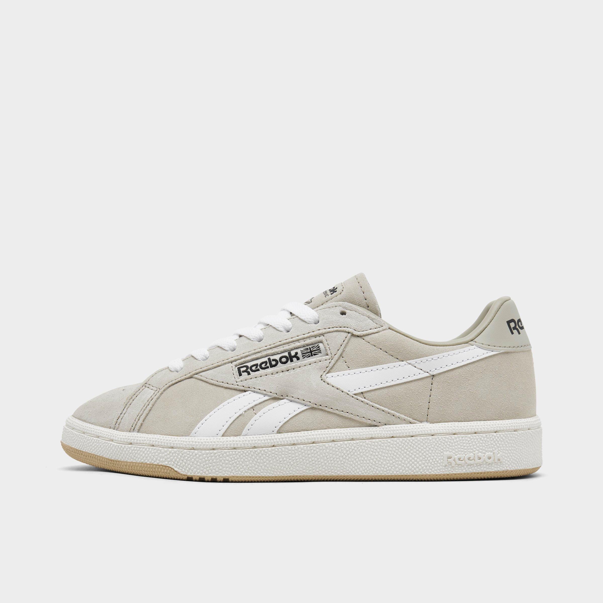 Reebok Women's Club C Grounds UK Casual Shoes in Beige/Light Beige Size 10.5 Leather/Suede