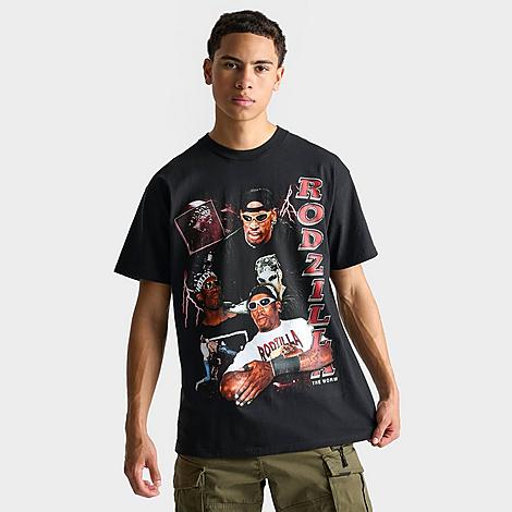 Shop Graphic Tees Dennis Rodman Rodzilla Graphic T-shirt In Black