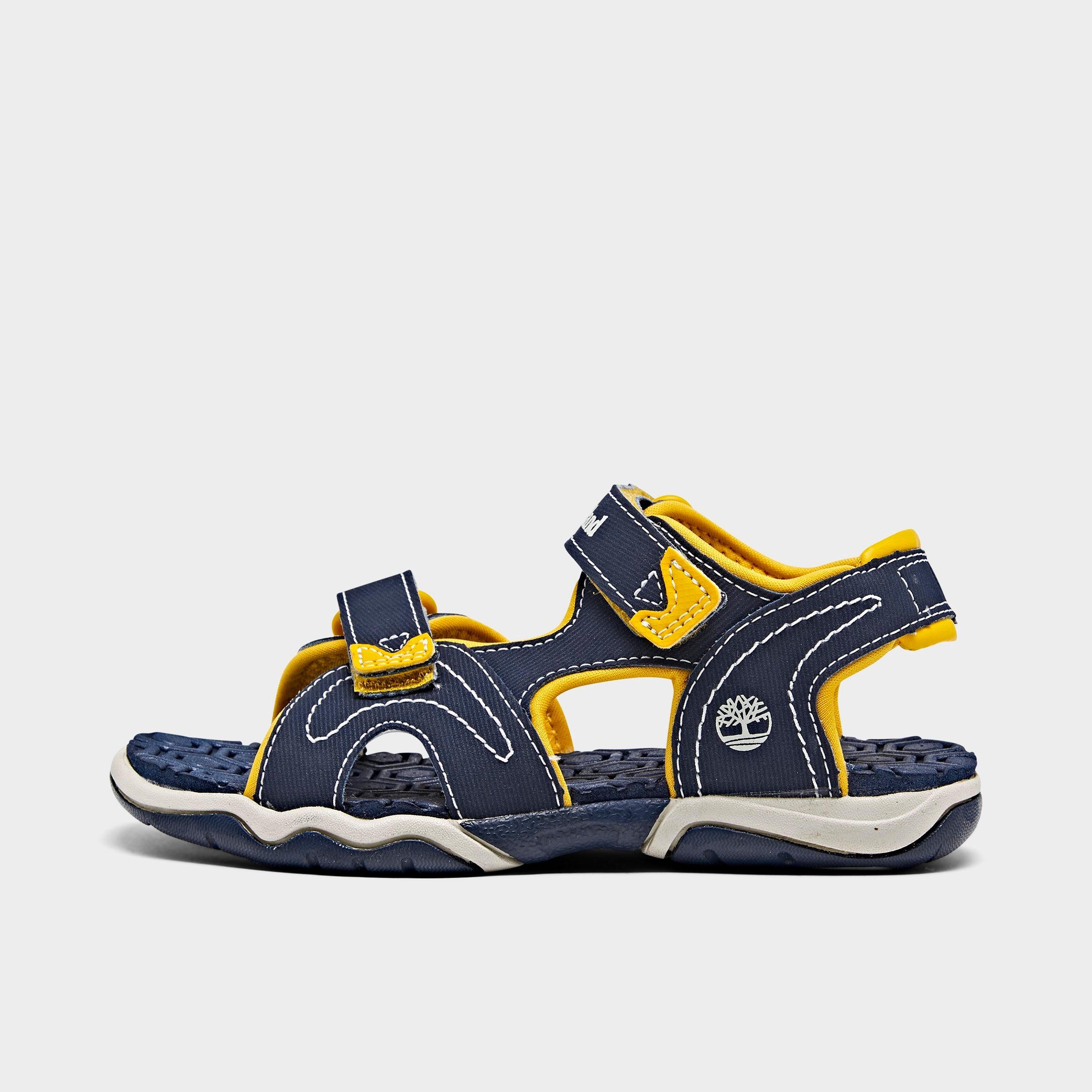 Timberland Chunky Open-toe Sandals In Navy/yellow