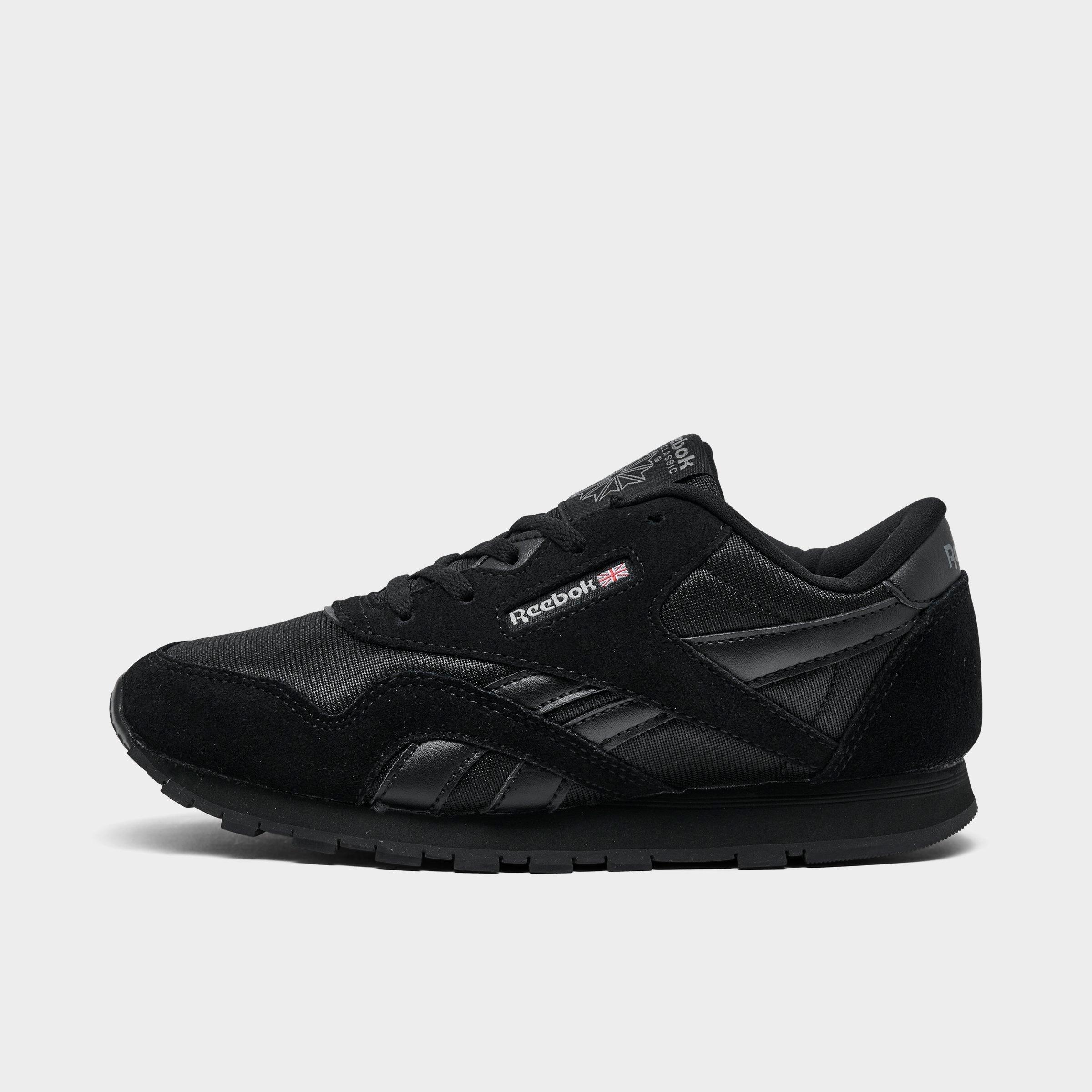 Reebok Girls' Little Kids Classic Nylon Casual Shoes in Black Size: 1.0