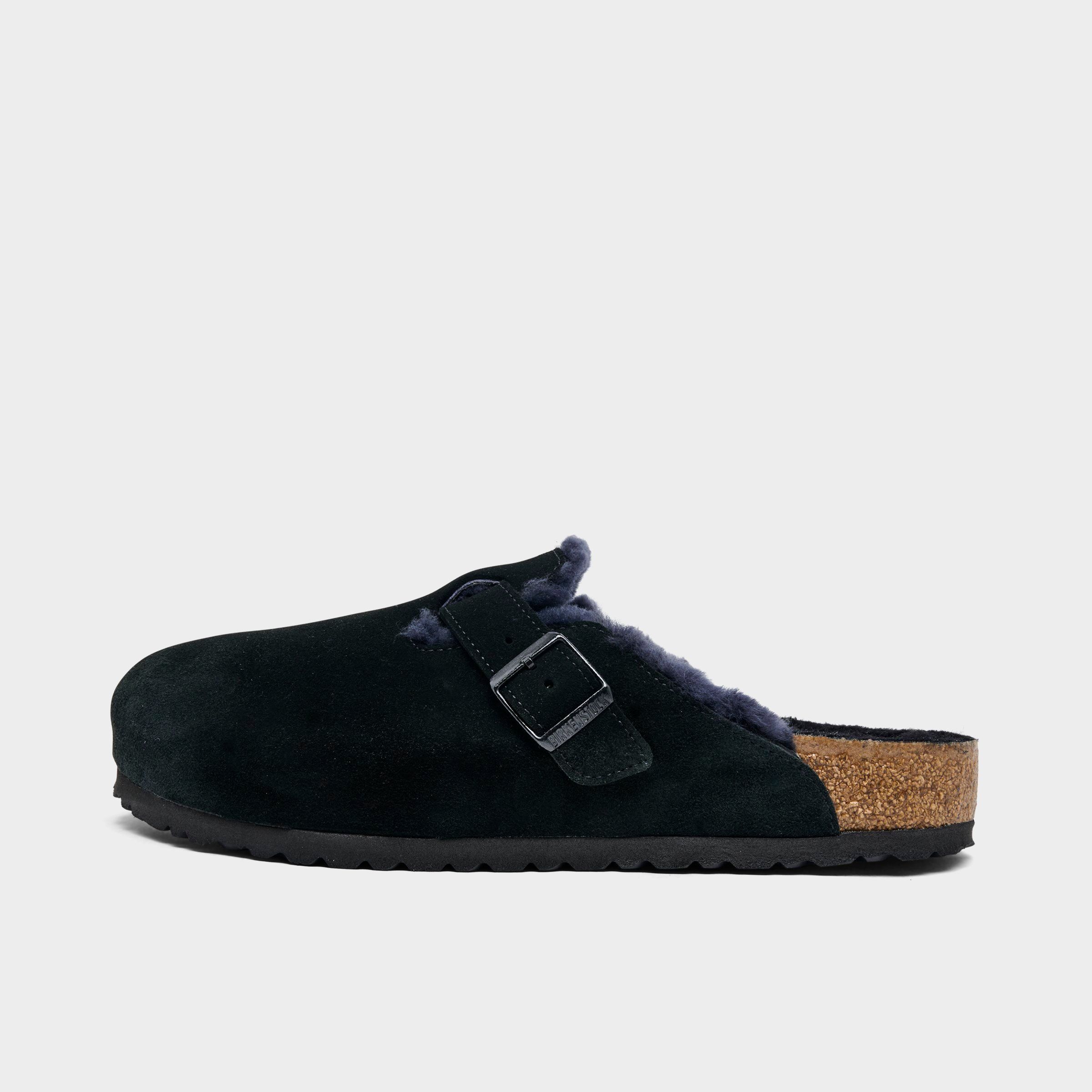 Birkenstock Men's Boston Shearling Suede Leather Clogs