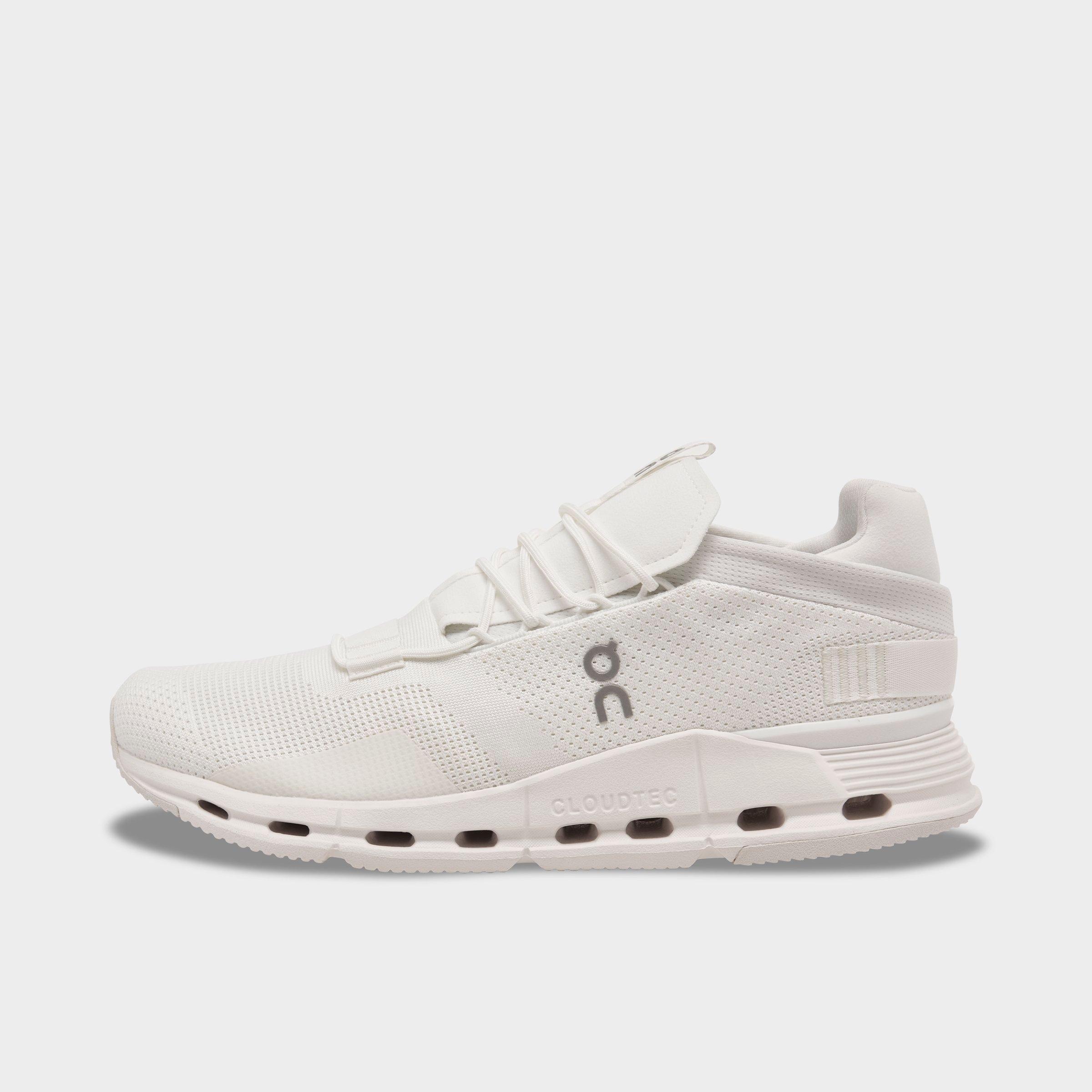 On Men's Cloudnova Running Shoes In White/white