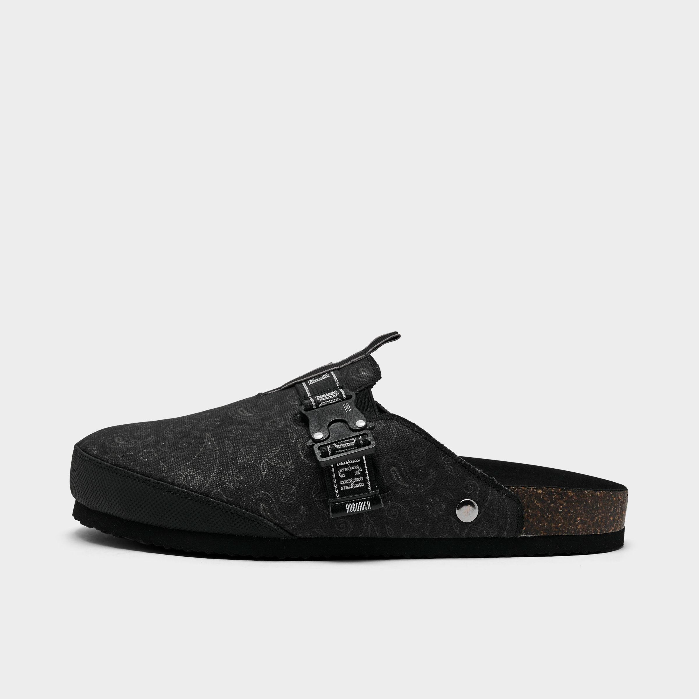Hoodrich Men's Strike Clog Shoes in Black/Paisley Size: 10.0