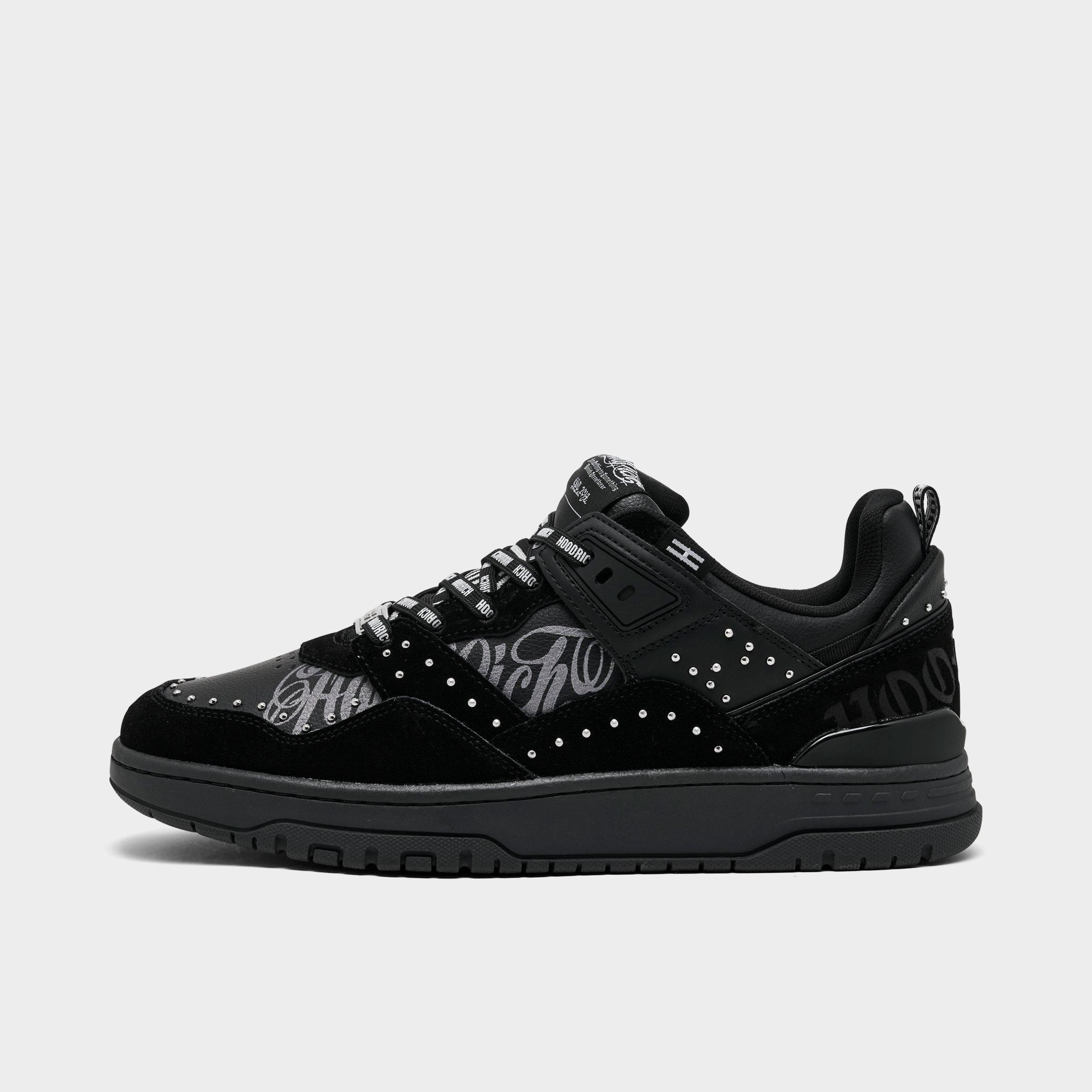 Hoodrich Men's Recon Studded Casual Shoes in Black Size: 11.5