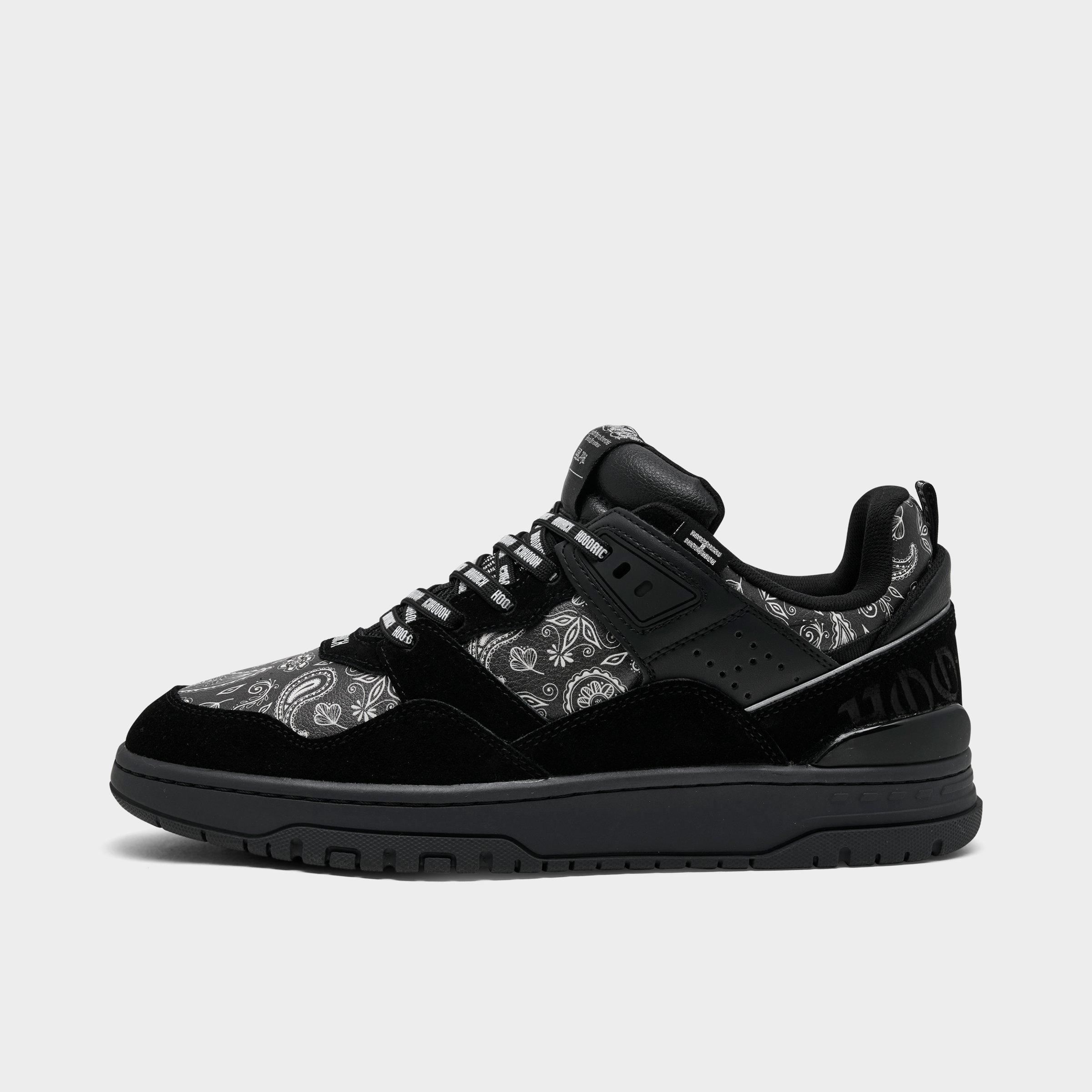 Hoodrich Men's Recon Paisley Casual Shoes in Black Size: 11.5