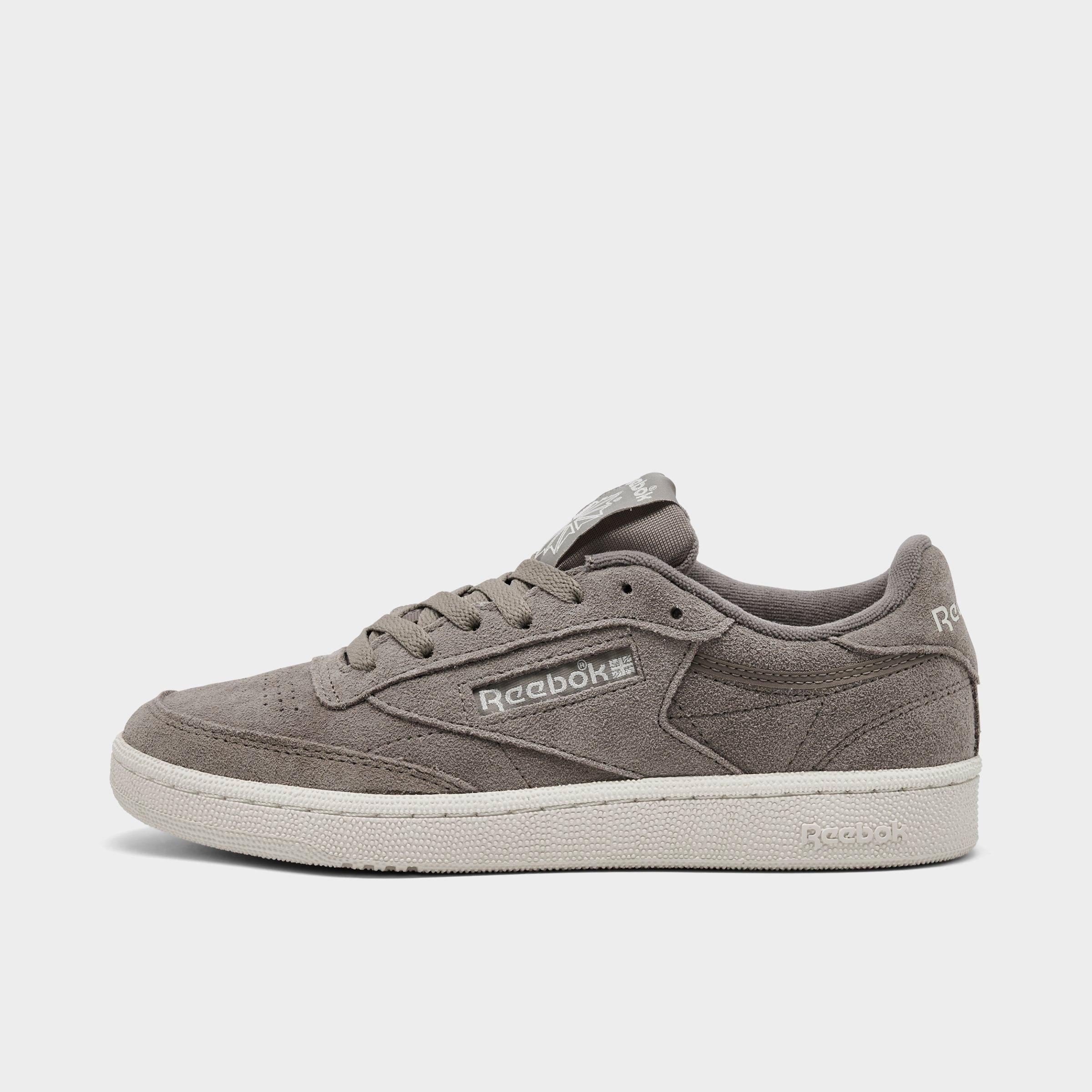 Reebok Women's Club C Grounds UK Casual Shoes in Gritty Grey/Charcoal Size: 6.5