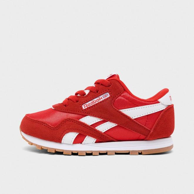 Kids' Toddler Reebok Classic Nylon Stretch Lace Casual Shoes