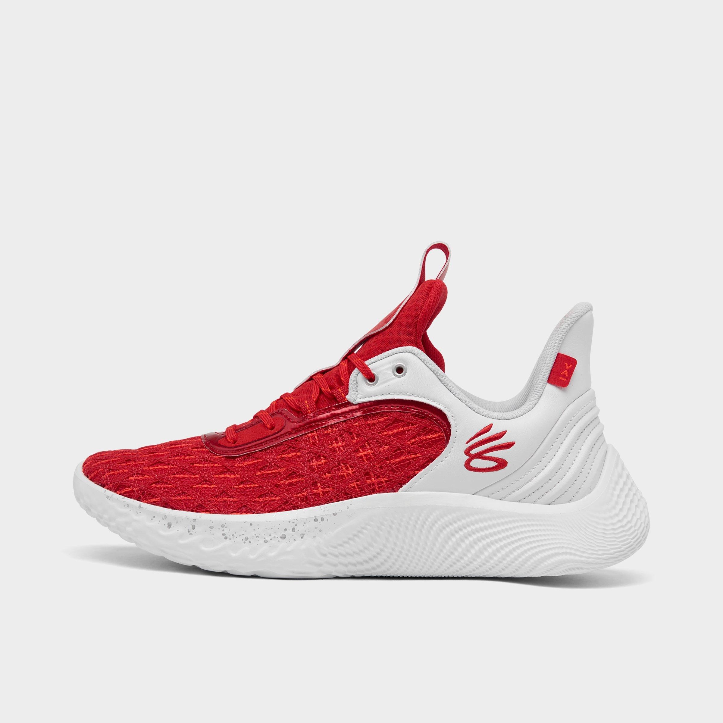 Under Armour Curry Flow 9 Basketball Shoes In White/red/red | ModeSens