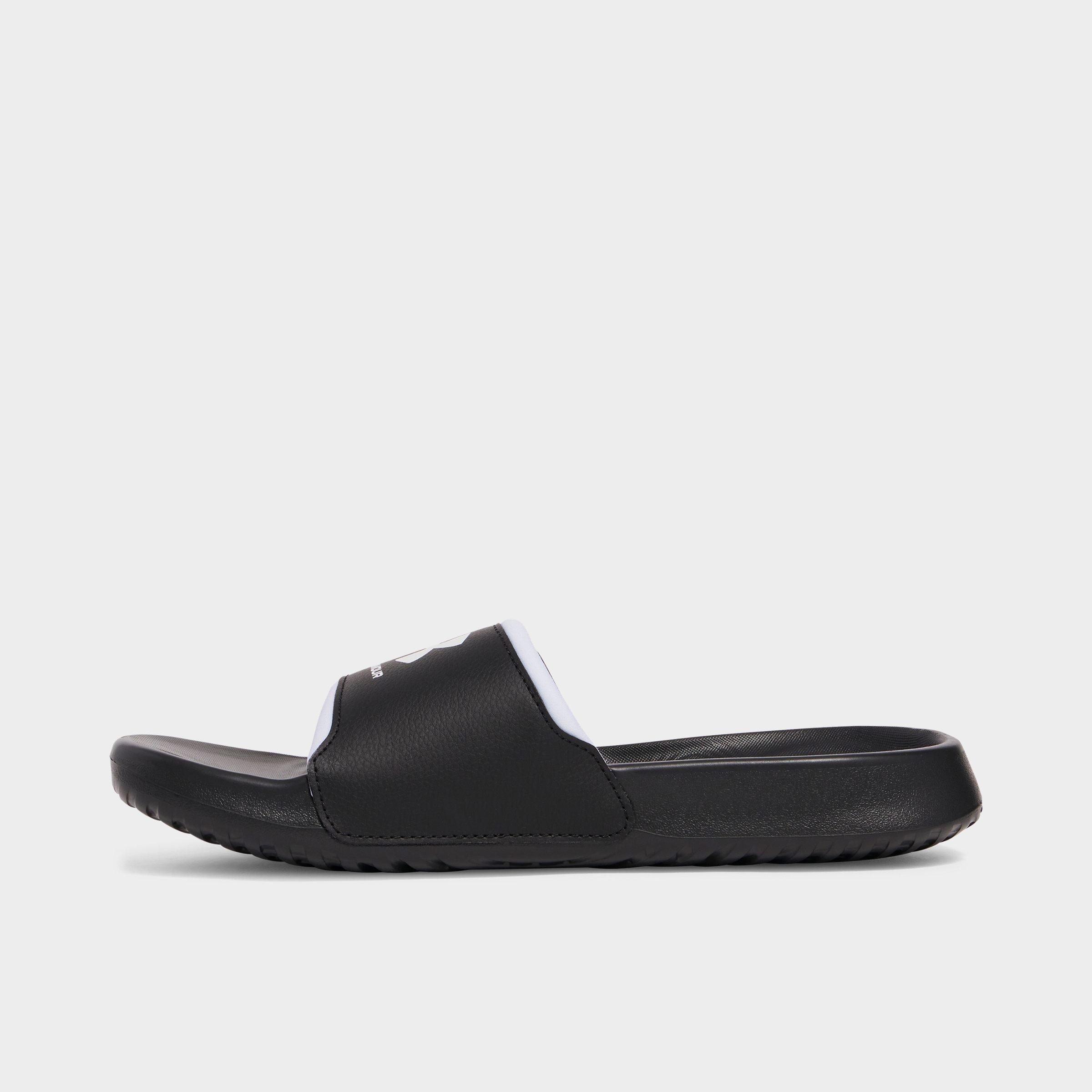 Under Armour Men's Ignite Select Slide Sandals in Black/White Size: 7.0