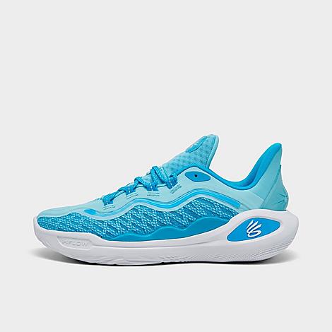 Shop Under Armour Curry Flow 11 Basketball Shoes In Sky Blue/capri/white