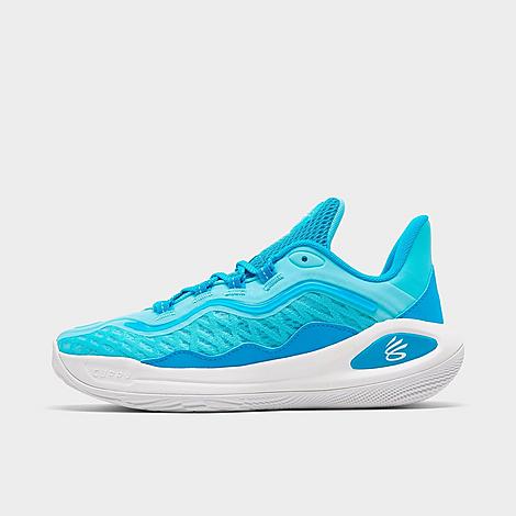 Shop Under Armour Big Kids' Curry Flow 11 Basketball Shoes In Sky Blue/capri/white